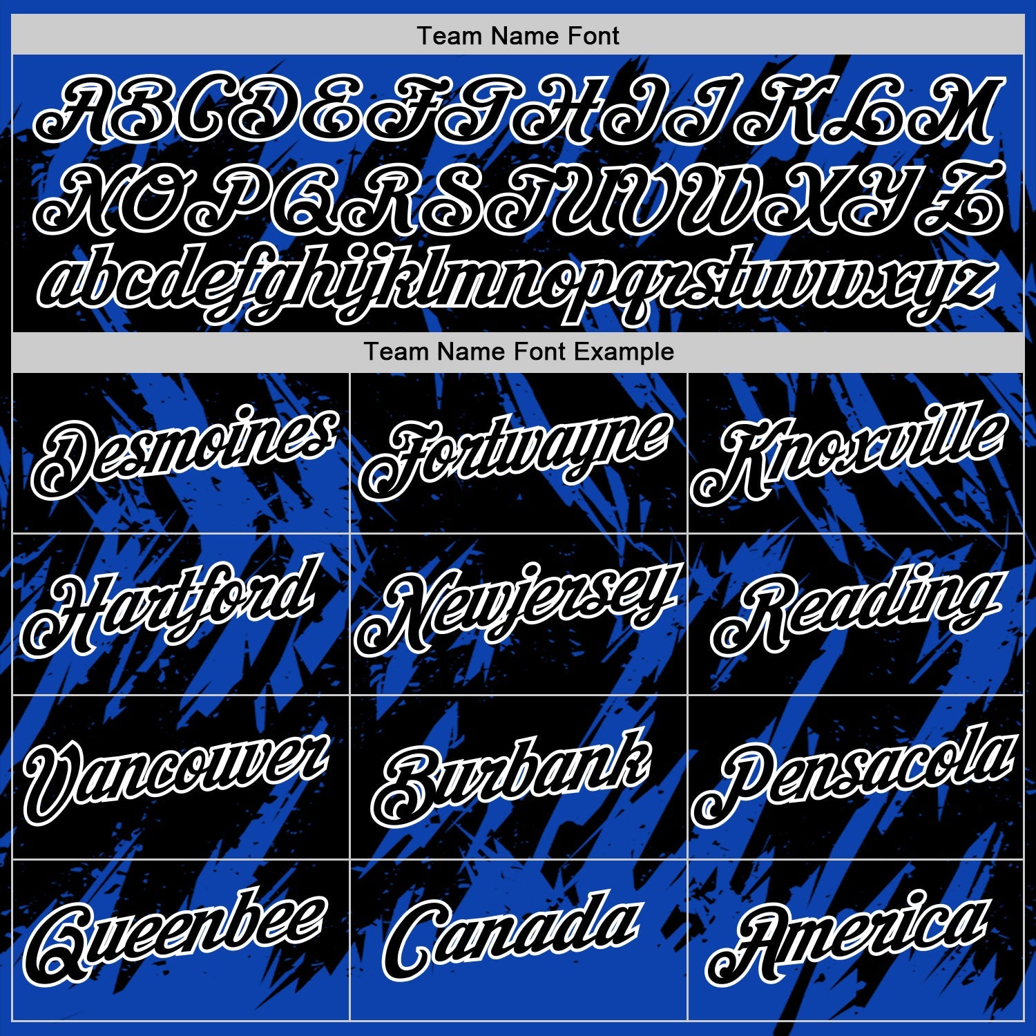 Custom Thunder Blue Black-White Torn Sharp Brush Stroke Splatter Performance T-Shirt view 3