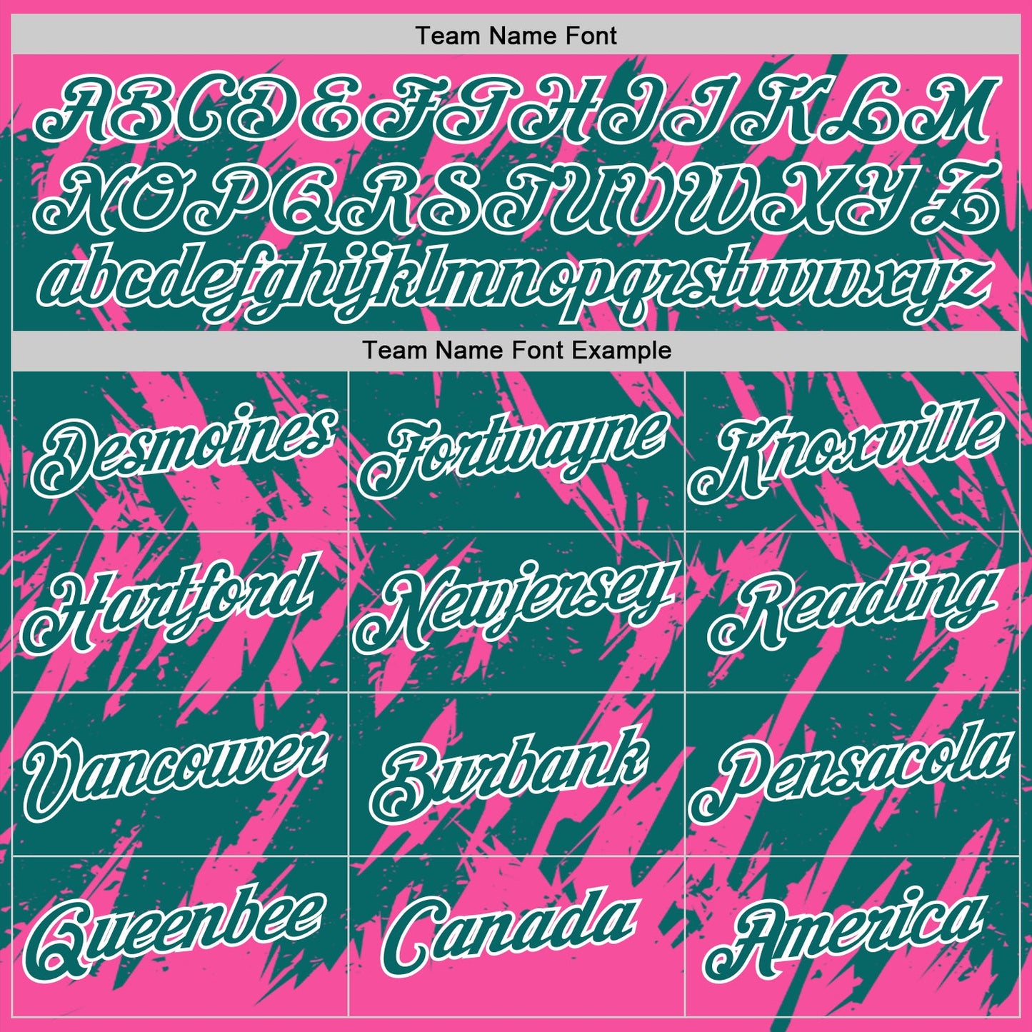 Custom Pink Teal-White Torn Sharp Brush Stroke Splatter Performance T-Shirt view 3