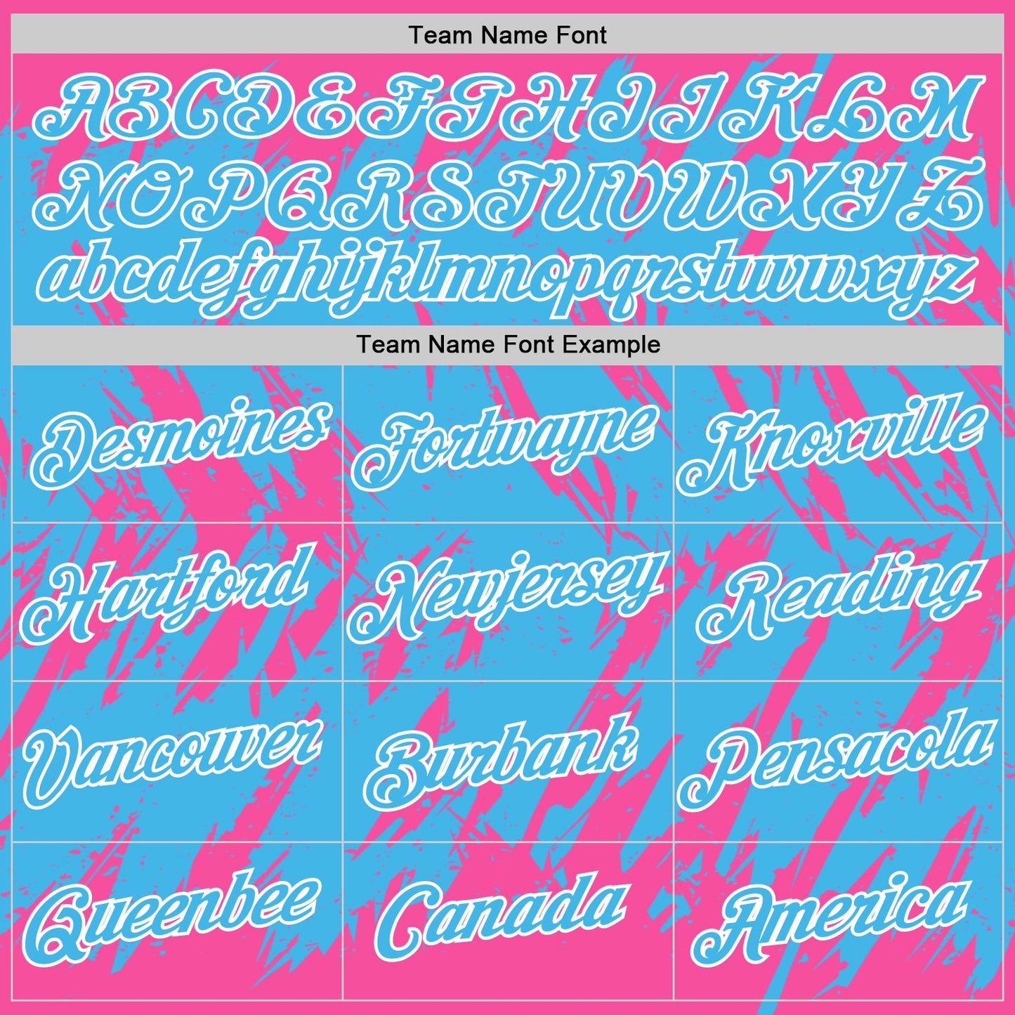 Custom Pink Sky Blue-White Torn Sharp Brush Stroke Splatter Performance T-Shirt view 3