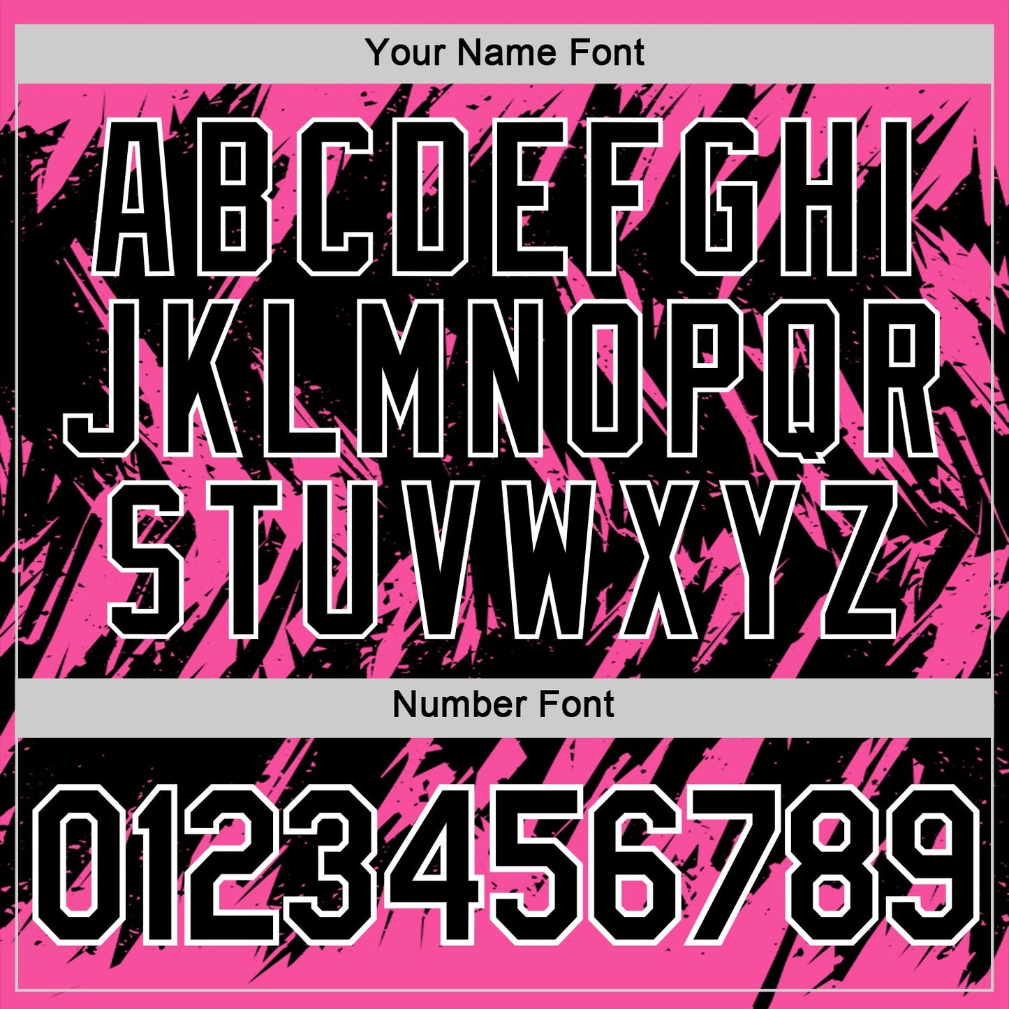 Custom Pink Black-White Torn Sharp Brush Stroke Splatter Performance T-Shirt view 4