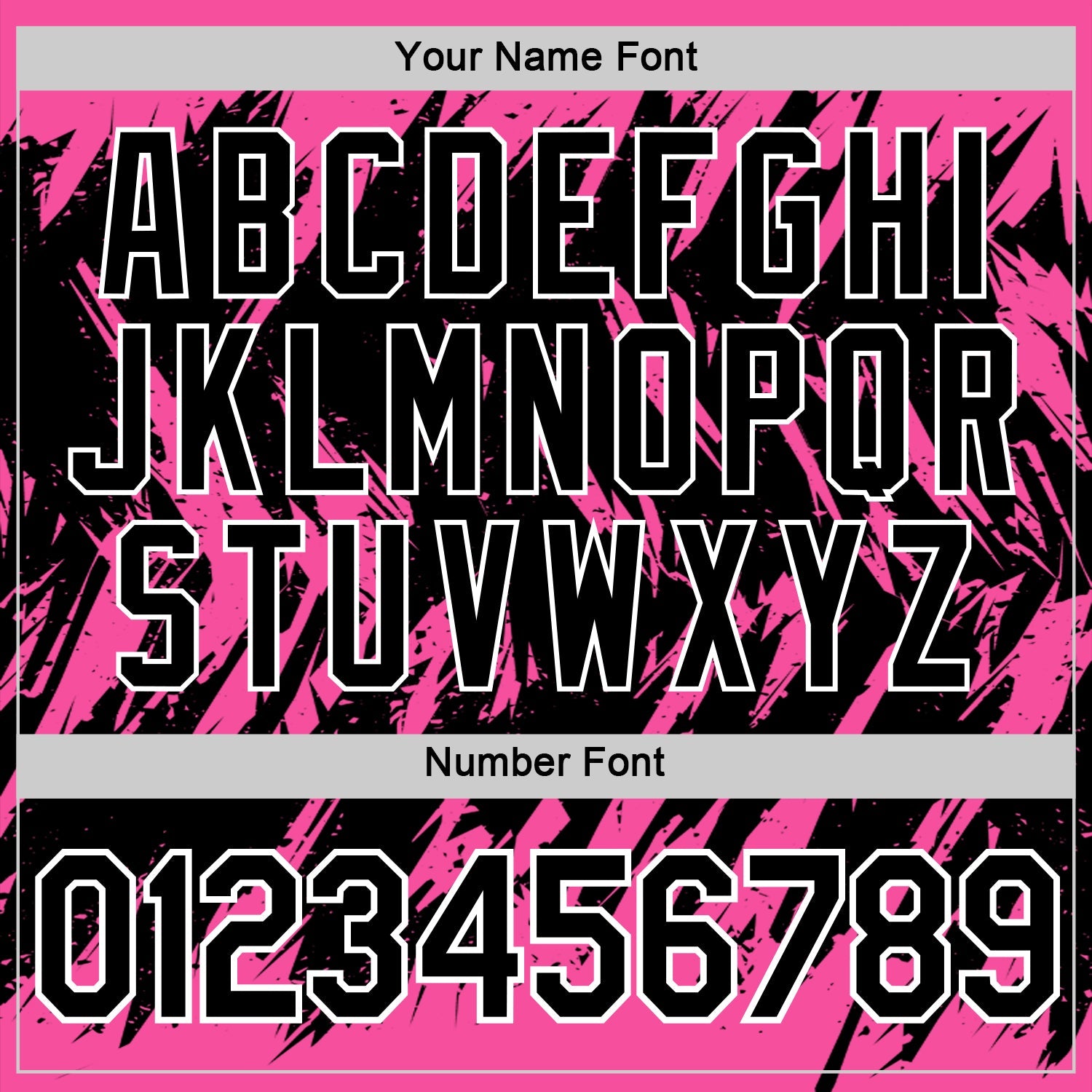 Custom Pink Black-White Torn Sharp Brush Stroke Splatter Performance T-Shirt view 4