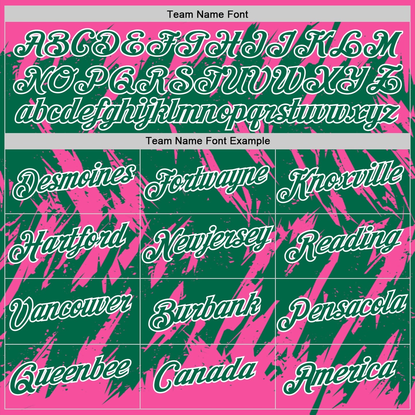 Custom Pink Kelly Green-White Torn Sharp Brush Stroke Splatter Performance T-Shirt view 3