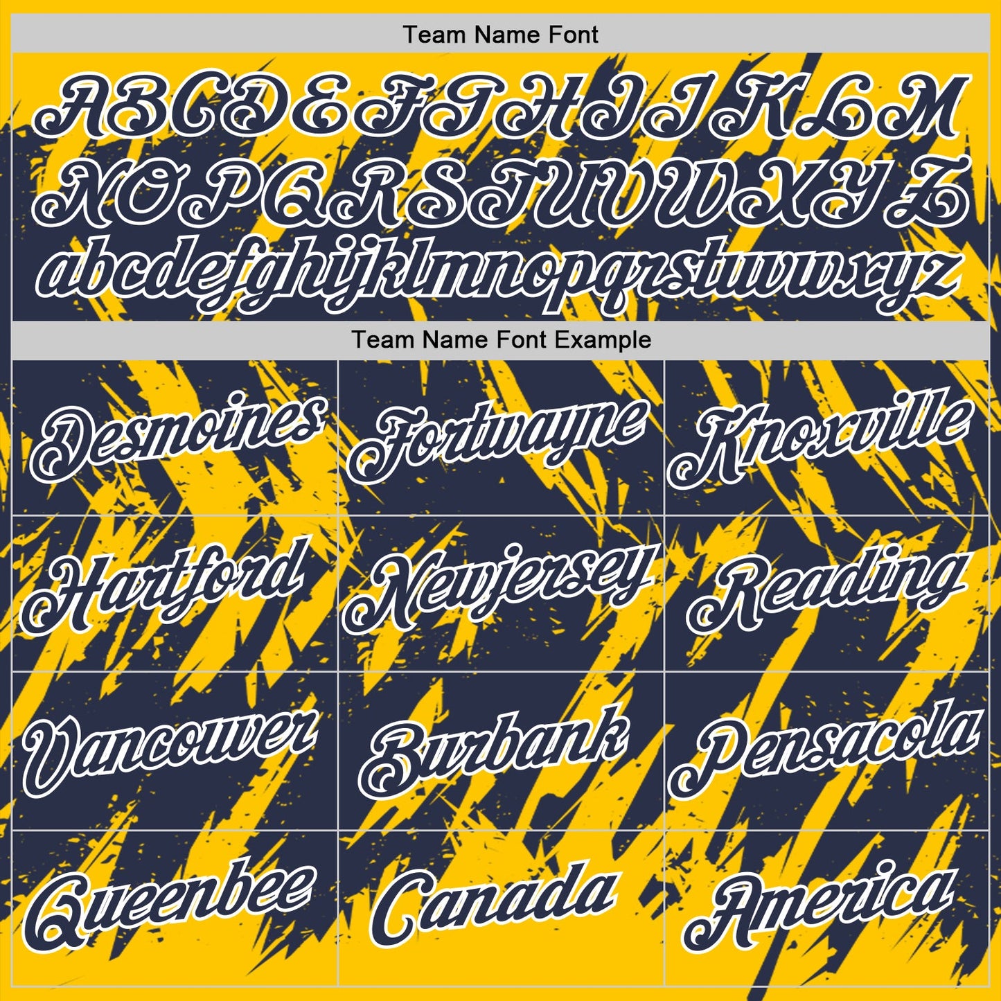 Custom Yellow Navy-White Torn Sharp Brush Stroke Splatter Performance T-Shirt view 3