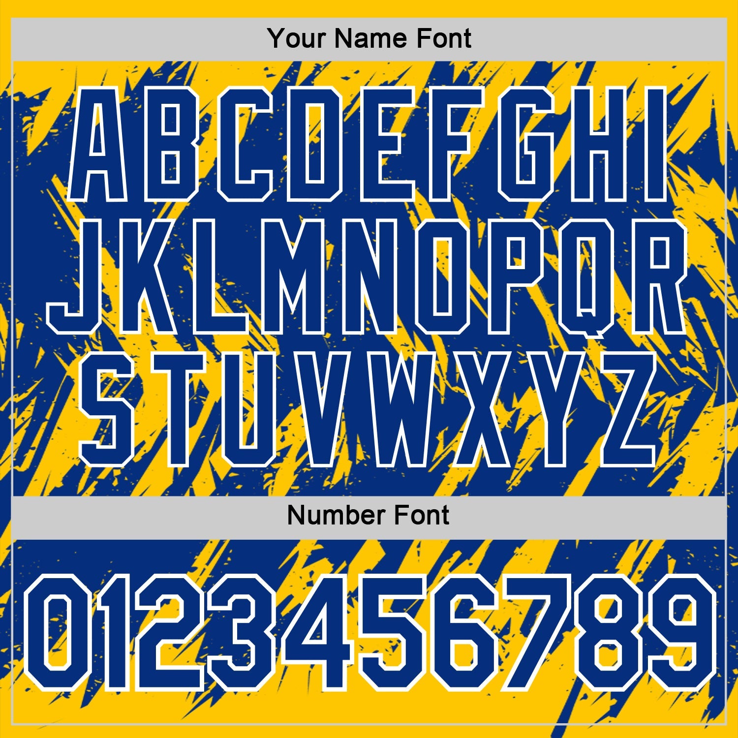 Custom Yellow Royal-White Torn Sharp Brush Stroke Splatter Performance T-Shirt view 4