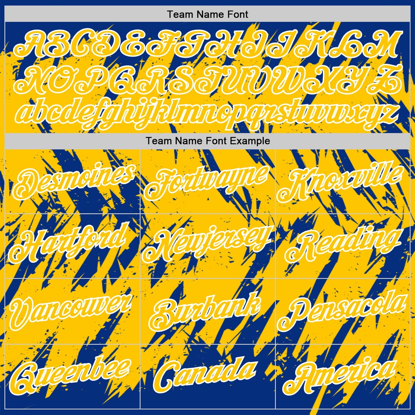 Custom Royal Yellow-White Torn Sharp Brush Stroke Splatter Performance T-Shirt view 3