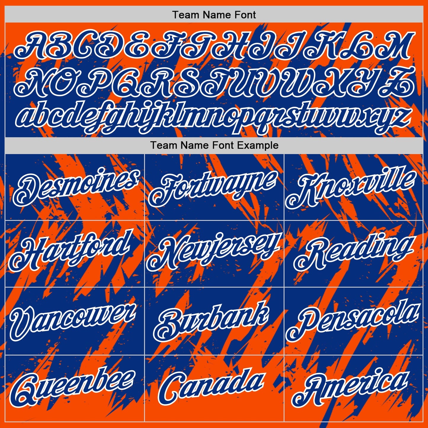 Custom Orange Royal-White Torn Sharp Brush Stroke Splatter Performance T-Shirt view 3