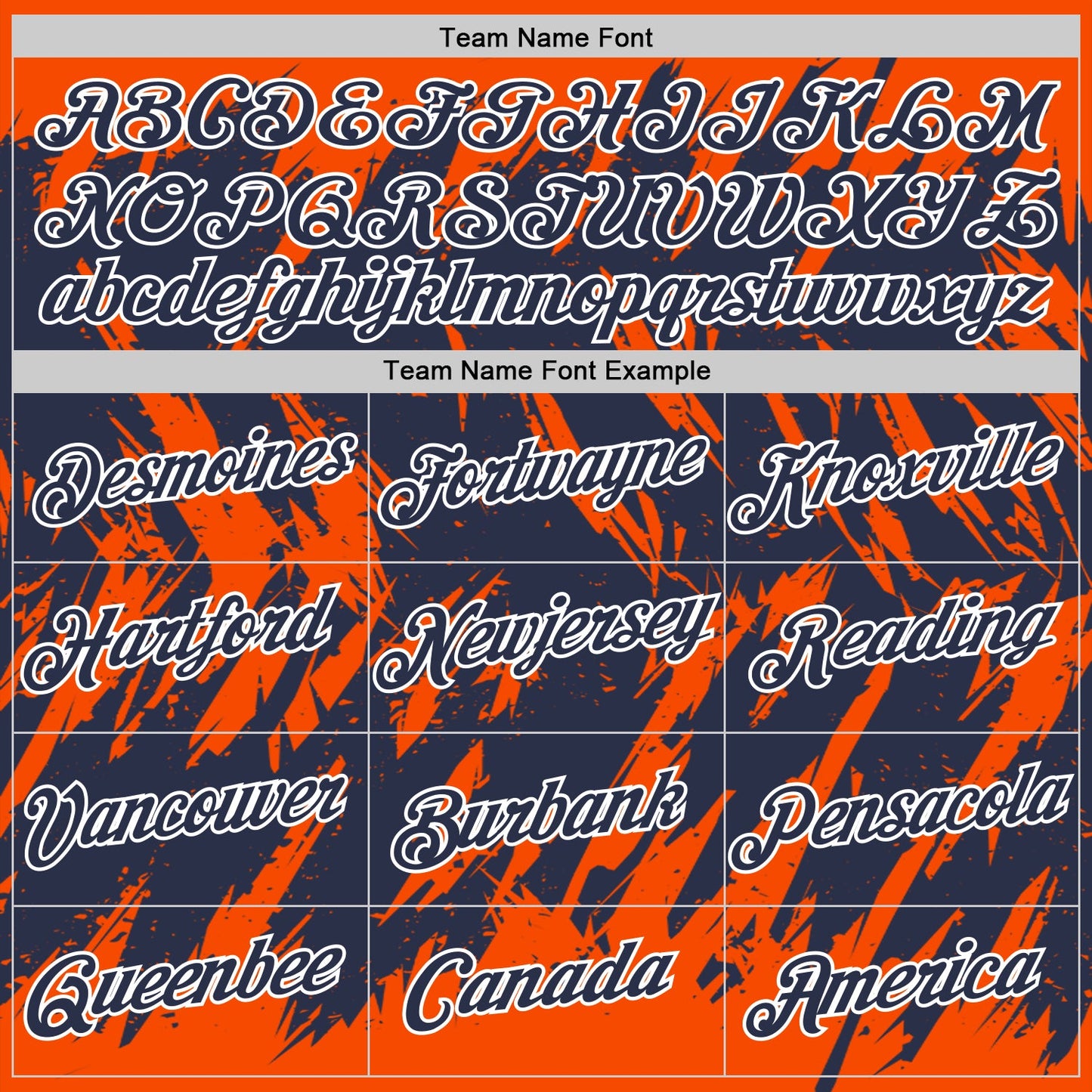 Custom Orange Navy-White Torn Sharp Brush Stroke Splatter Performance T-Shirt view 3