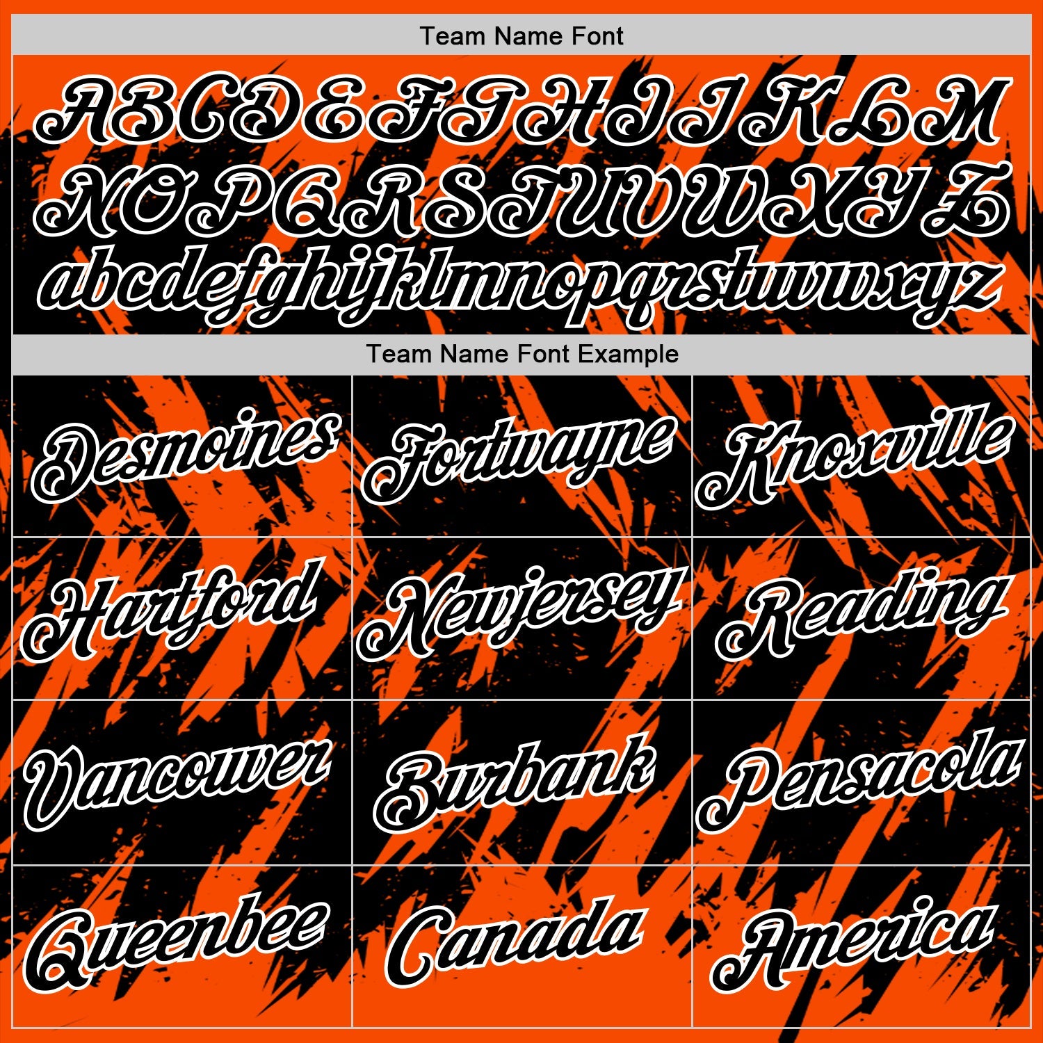 Custom Orange Black-White Torn Sharp Brush Stroke Splatter Performance T-Shirt view 3