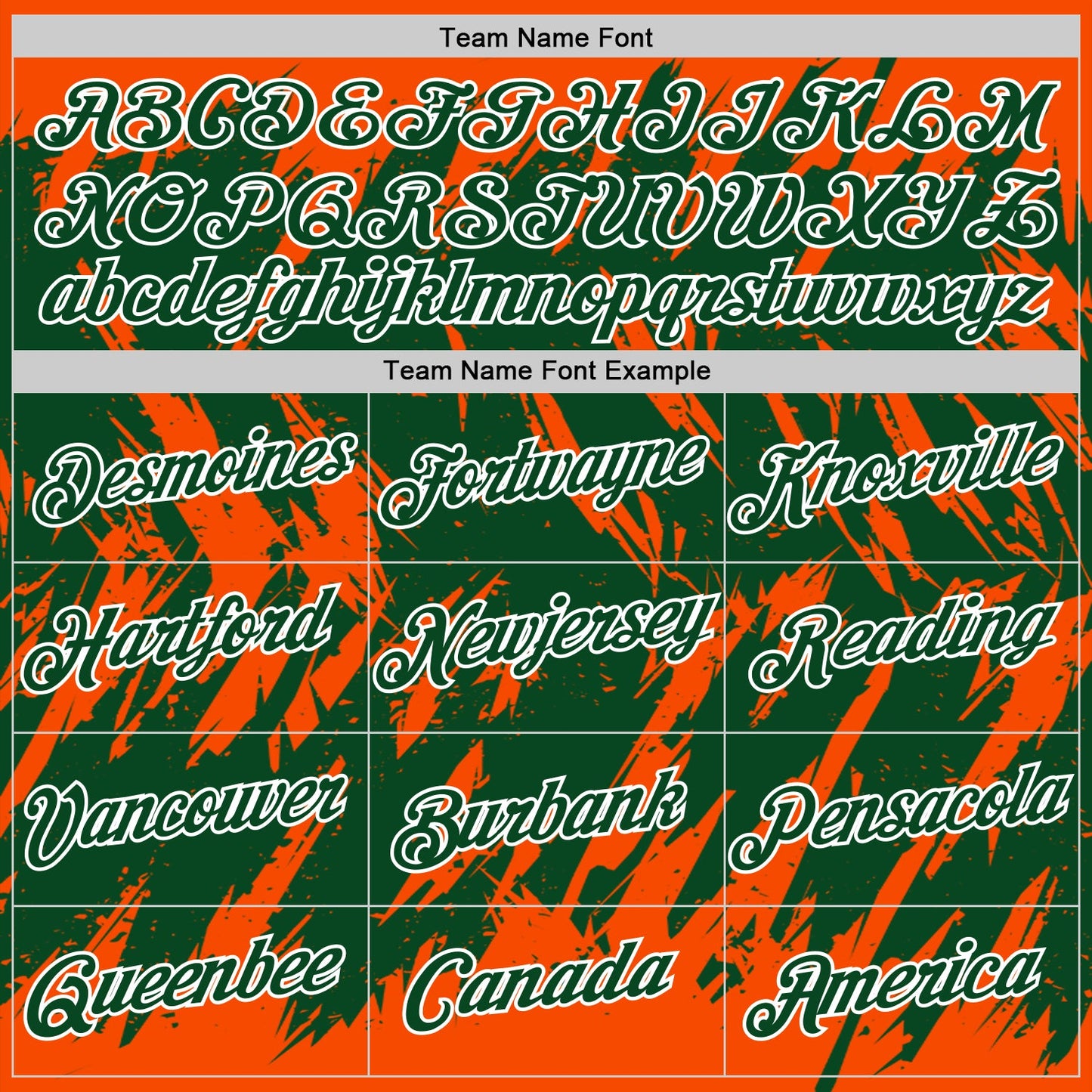 Custom Orange Green-White Torn Sharp Brush Stroke Splatter Performance T-Shirt view 3