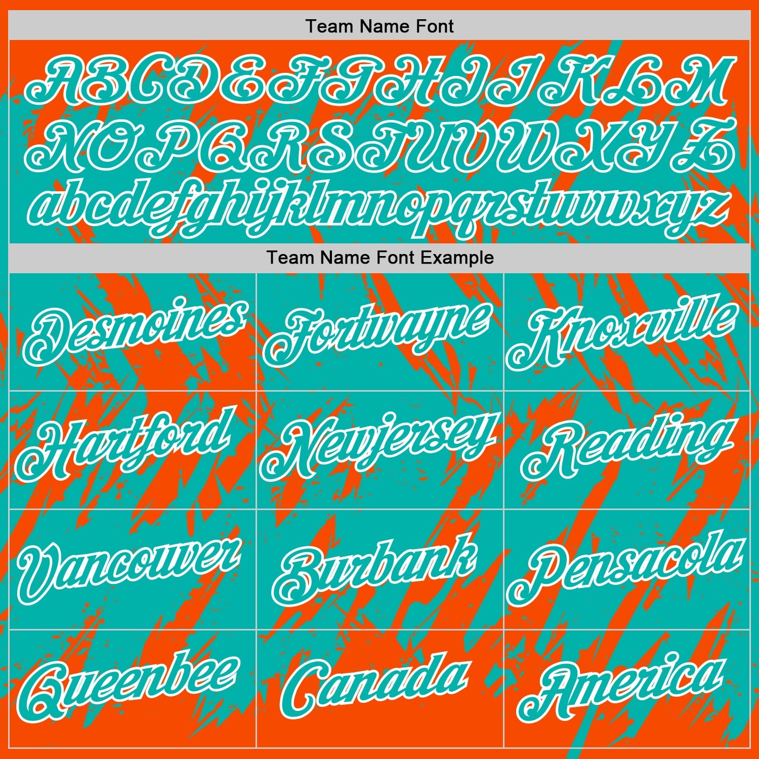 Custom Orange Aqua-White Torn Sharp Brush Stroke Splatter Performance T-Shirt view 3
