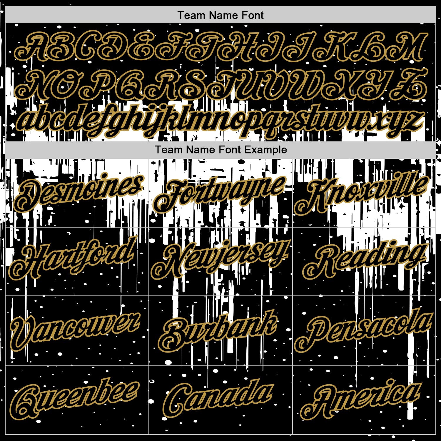 Custom Black White-Old Gold Dripping Splatter Paint Performance T-Shirt view 3