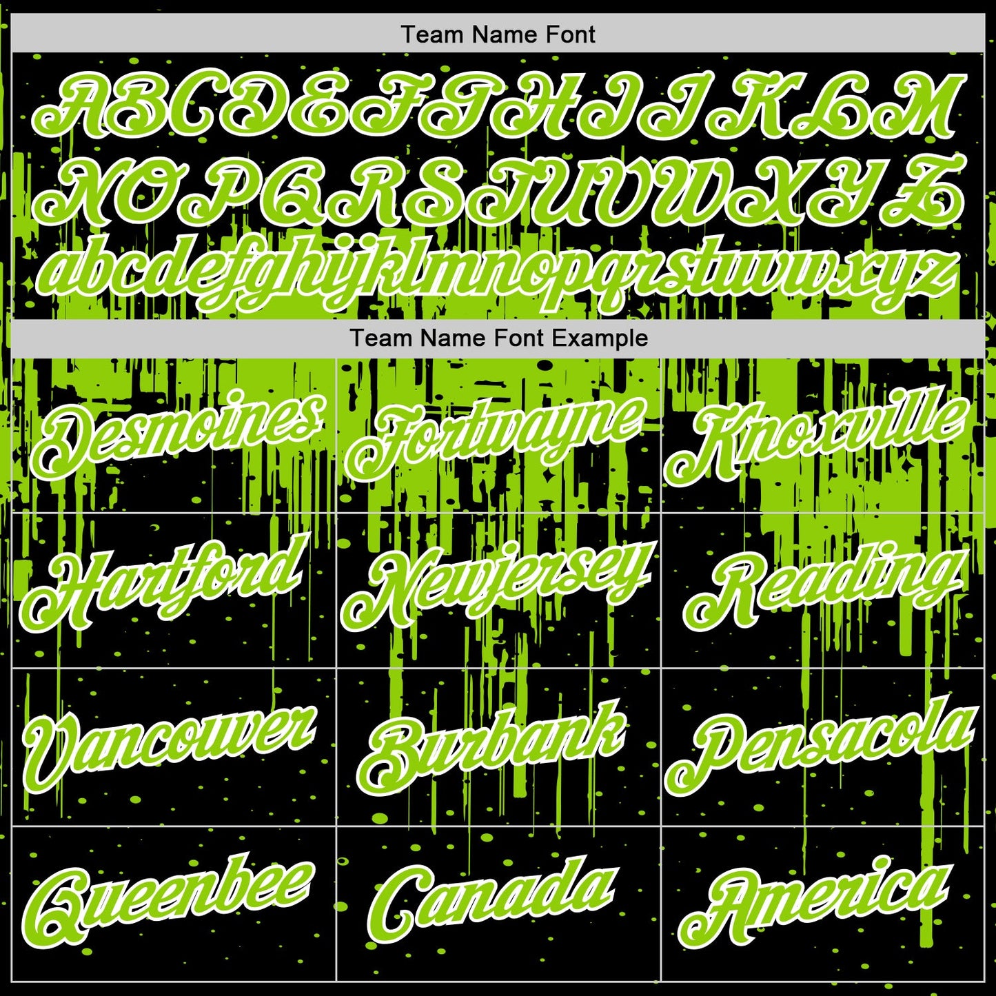 Custom Black Neon Green-White Dripping Splatter Paint Performance T-Shirt view 3