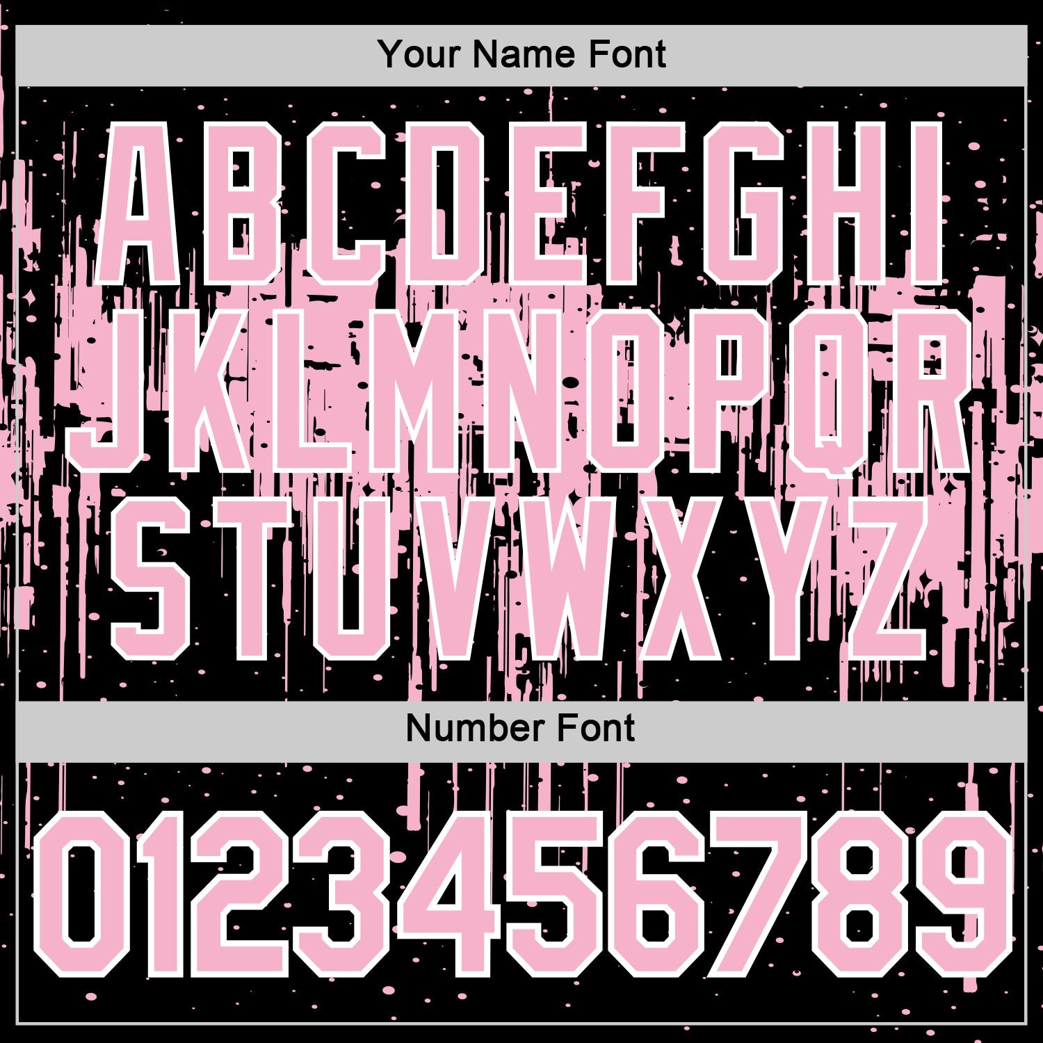 Custom Black Light Pink-White Dripping Splatter Paint Performance T-Shirt view 4