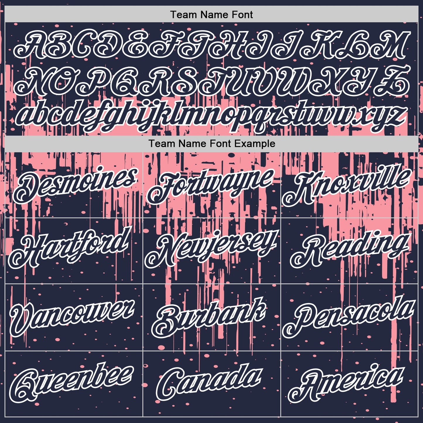 Custom Navy Medium Pink-White Dripping Splatter Paint Performance T-Shirt view 3