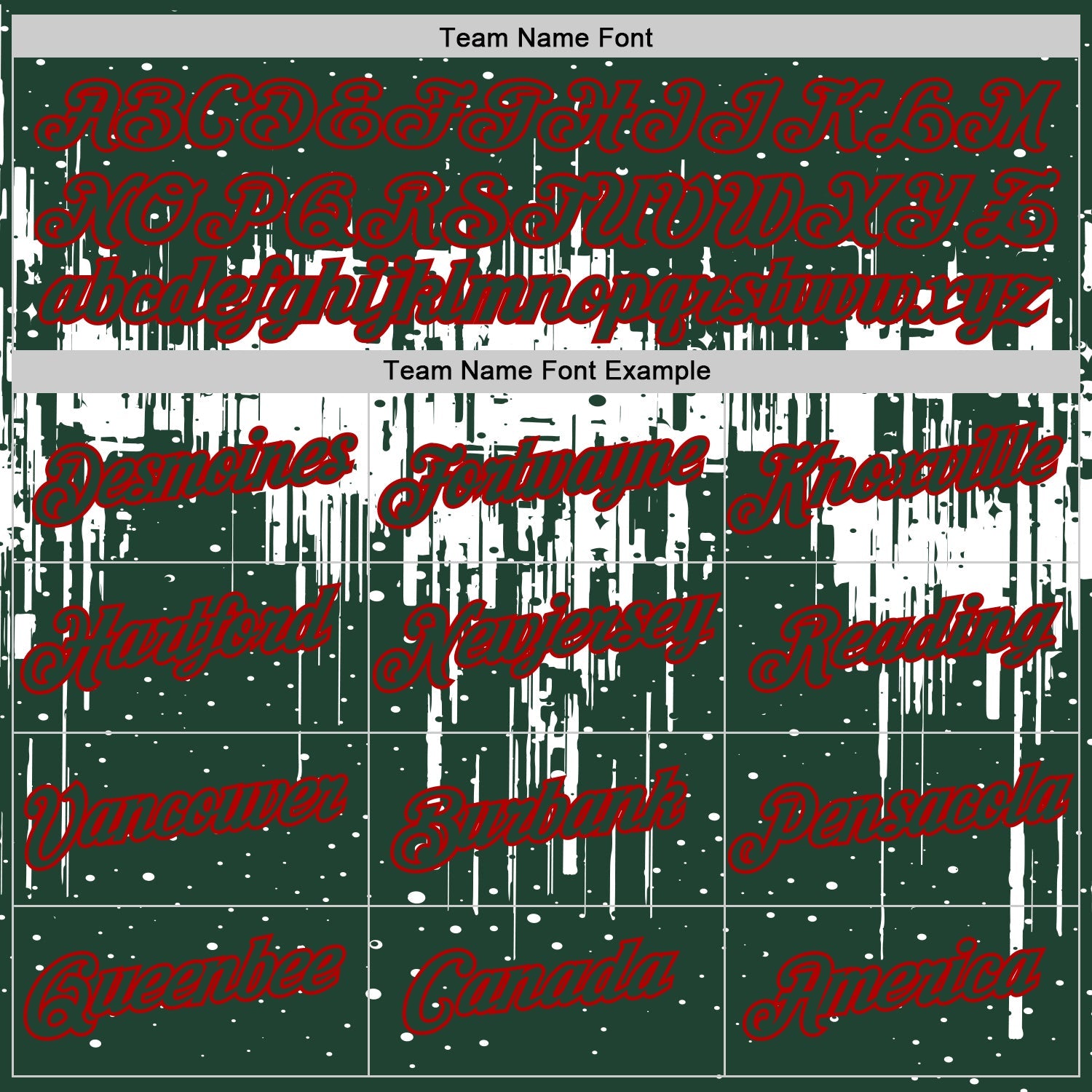 Custom Green White-Red Dripping Splatter Paint Performance T-Shirt view 3