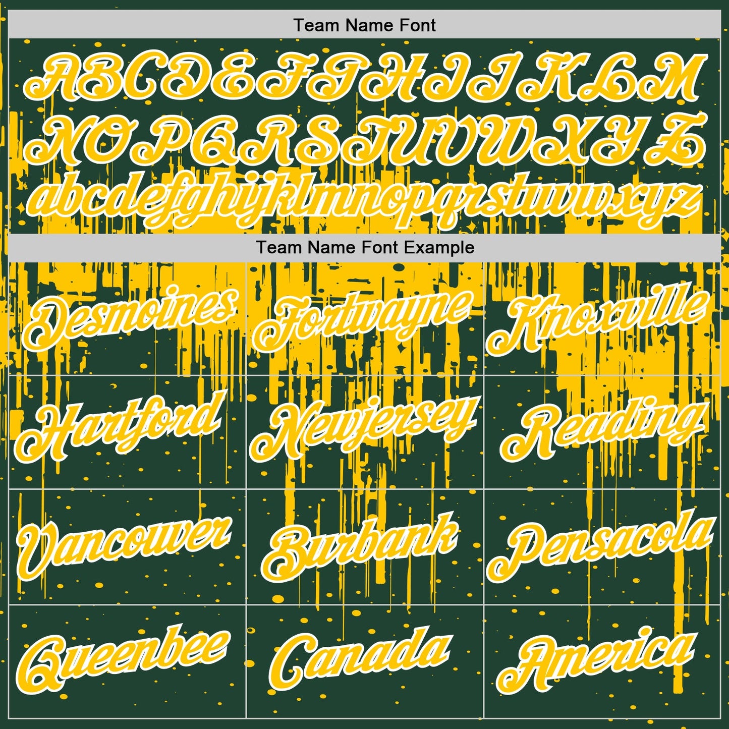 Custom Green Yellow-White Dripping Splatter Paint Performance T-Shirt view 3