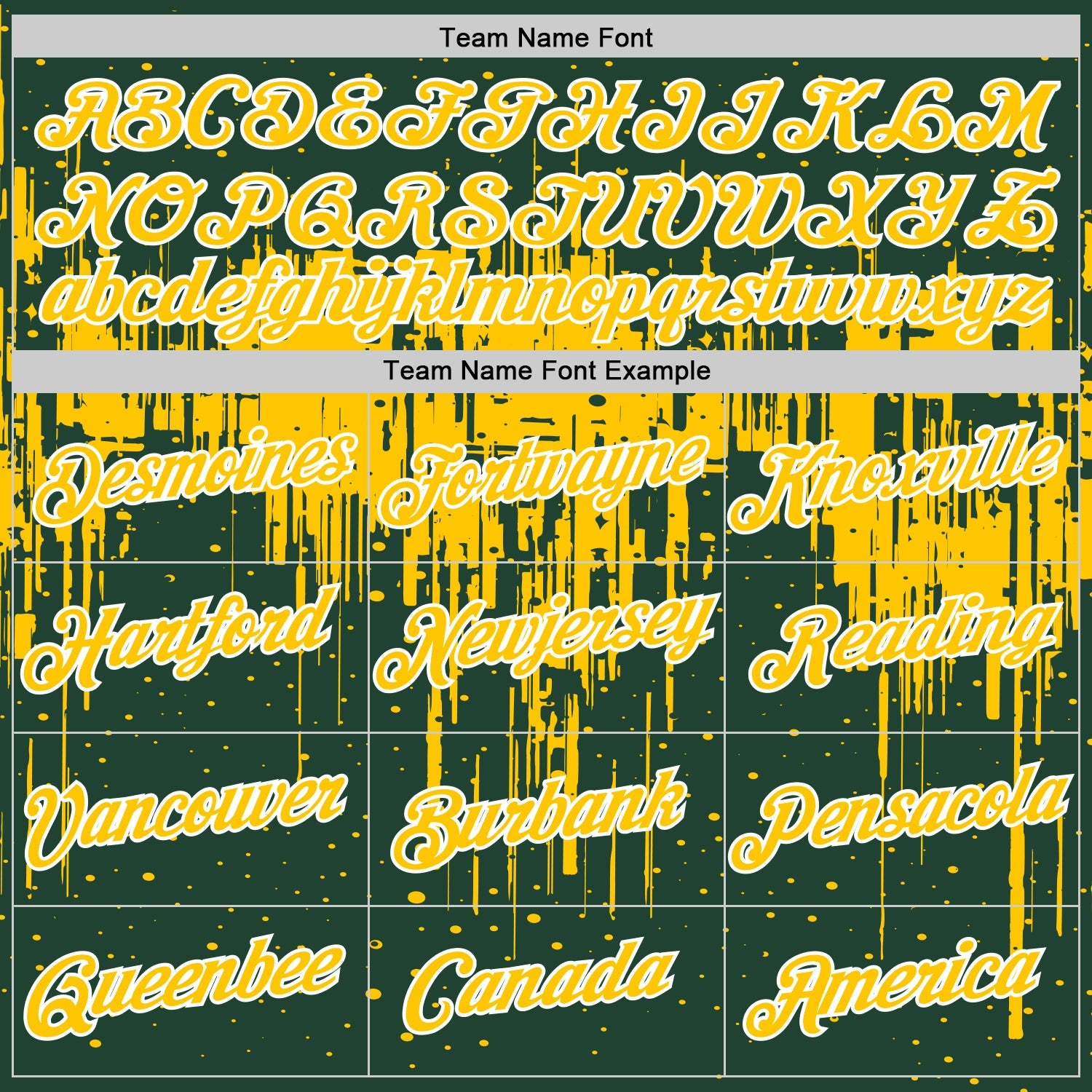 Custom Green Yellow-White Dripping Splatter Paint Performance T-Shirt view 3