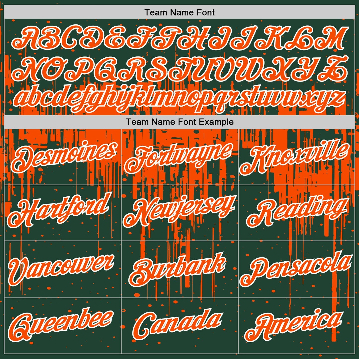 Custom Green Orange-White Dripping Splatter Paint Performance T-Shirt view 3
