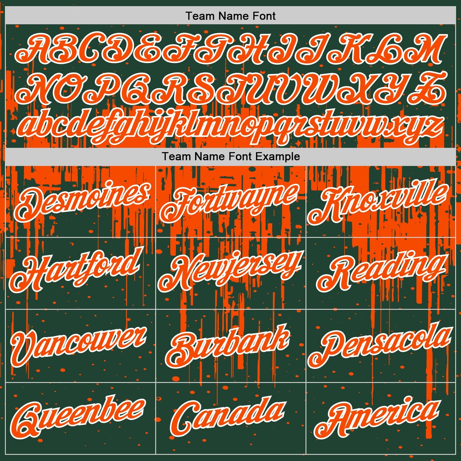 Custom Green Orange-White Dripping Splatter Paint Performance T-Shirt view 3