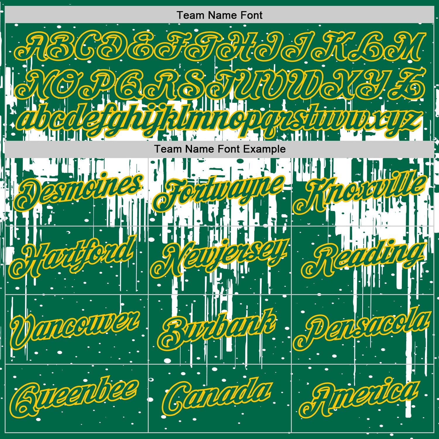 Custom Kelly Green White-Yellow Dripping Splatter Paint Performance T-Shirt view 3