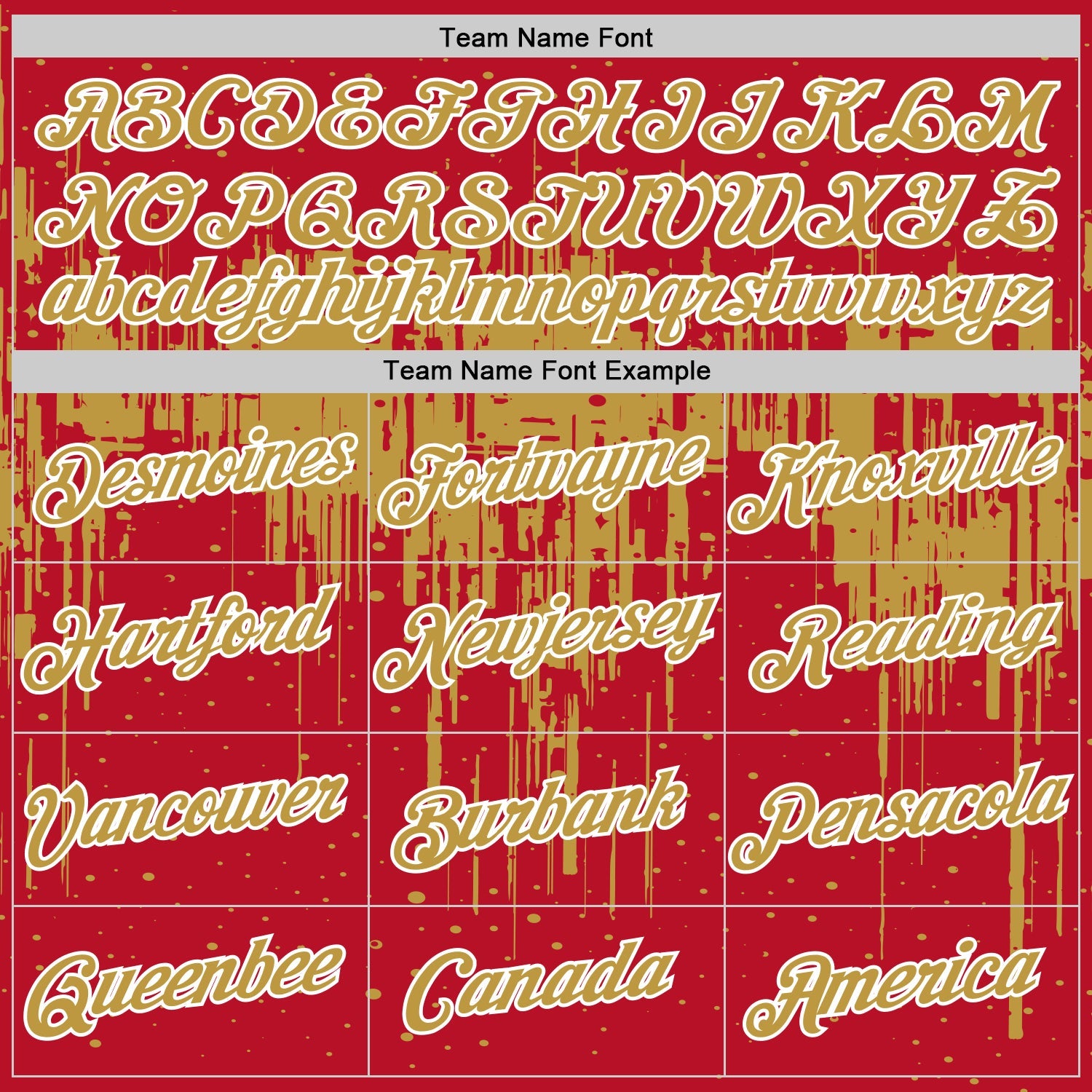 Custom Red Old Gold-White Dripping Splatter Paint Performance T-Shirt view 3