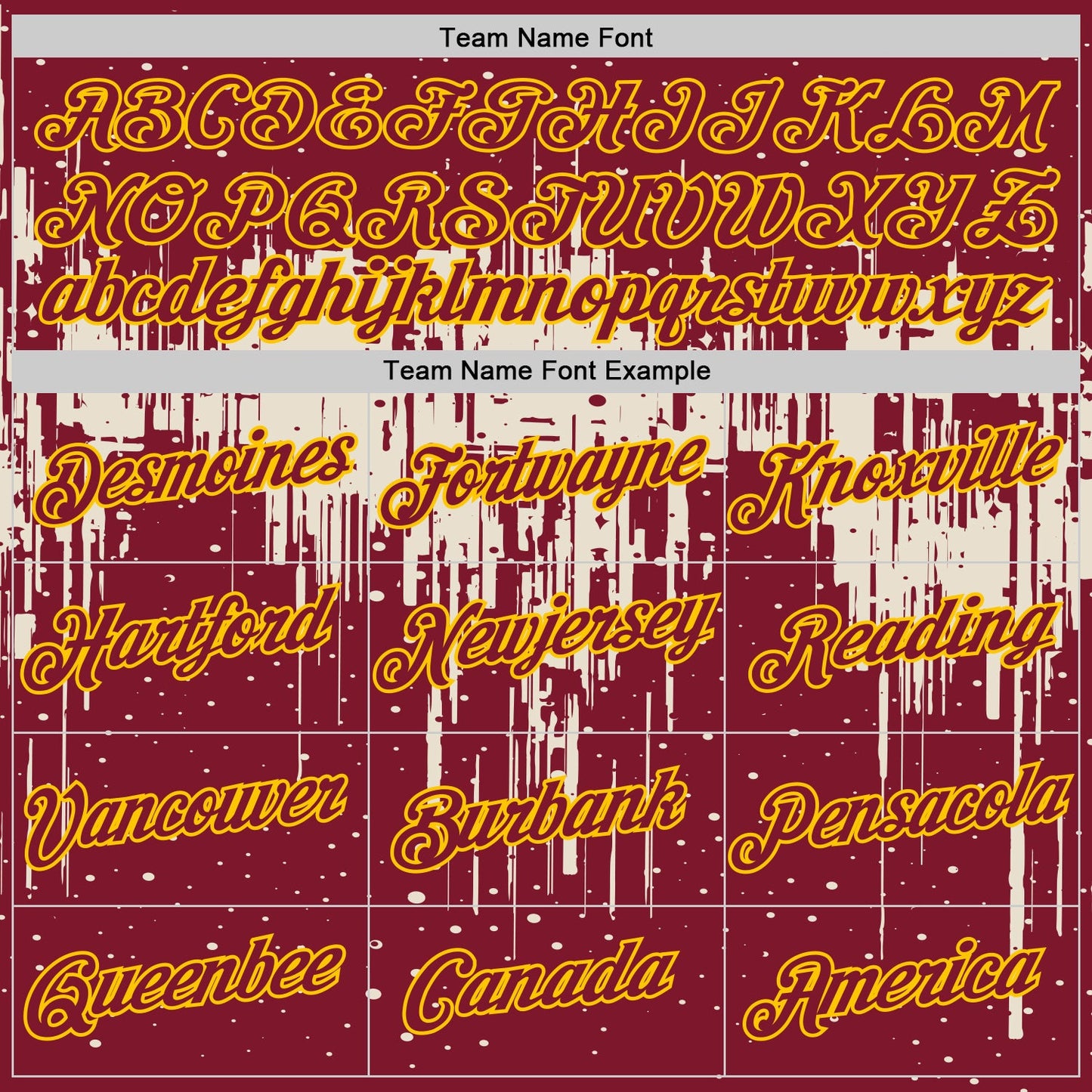 Custom Crimson Cream-Yellow Dripping Splatter Paint Performance T-Shirt view 3