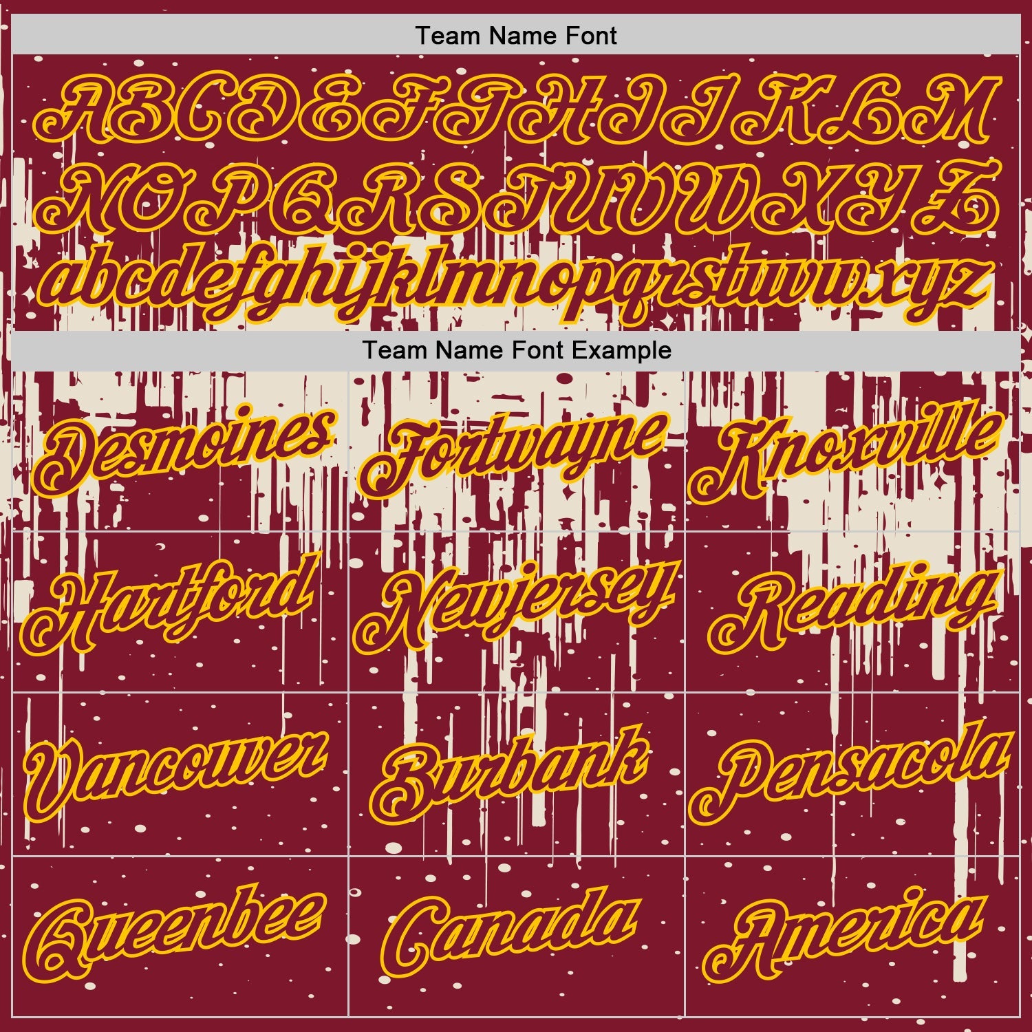 Custom Crimson Cream-Yellow Dripping Splatter Paint Performance T-Shirt view 3