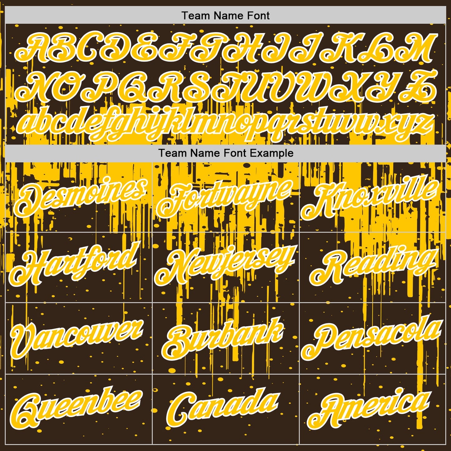 Custom Brown Yellow-White Dripping Splatter Paint Performance T-Shirt view 3