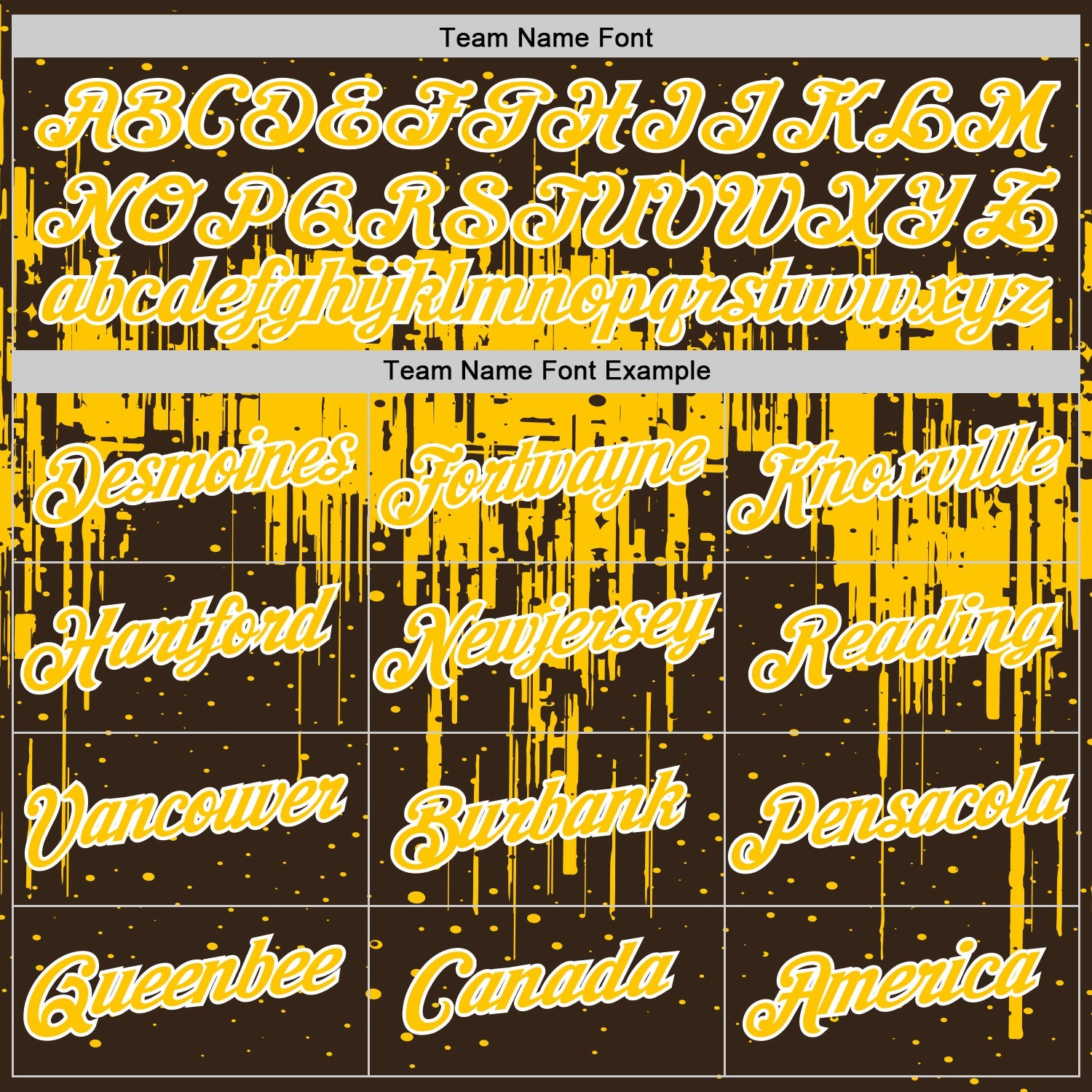 Custom Brown Yellow-White Dripping Splatter Paint Performance T-Shirt view 3