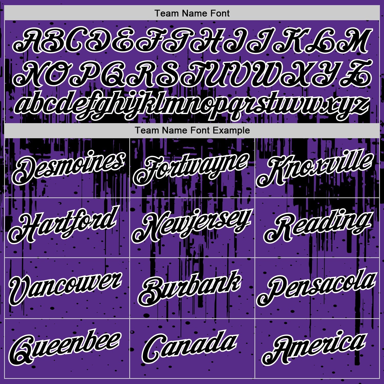 Custom Purple Black-White Dripping Splatter Paint Performance T-Shirt view 3