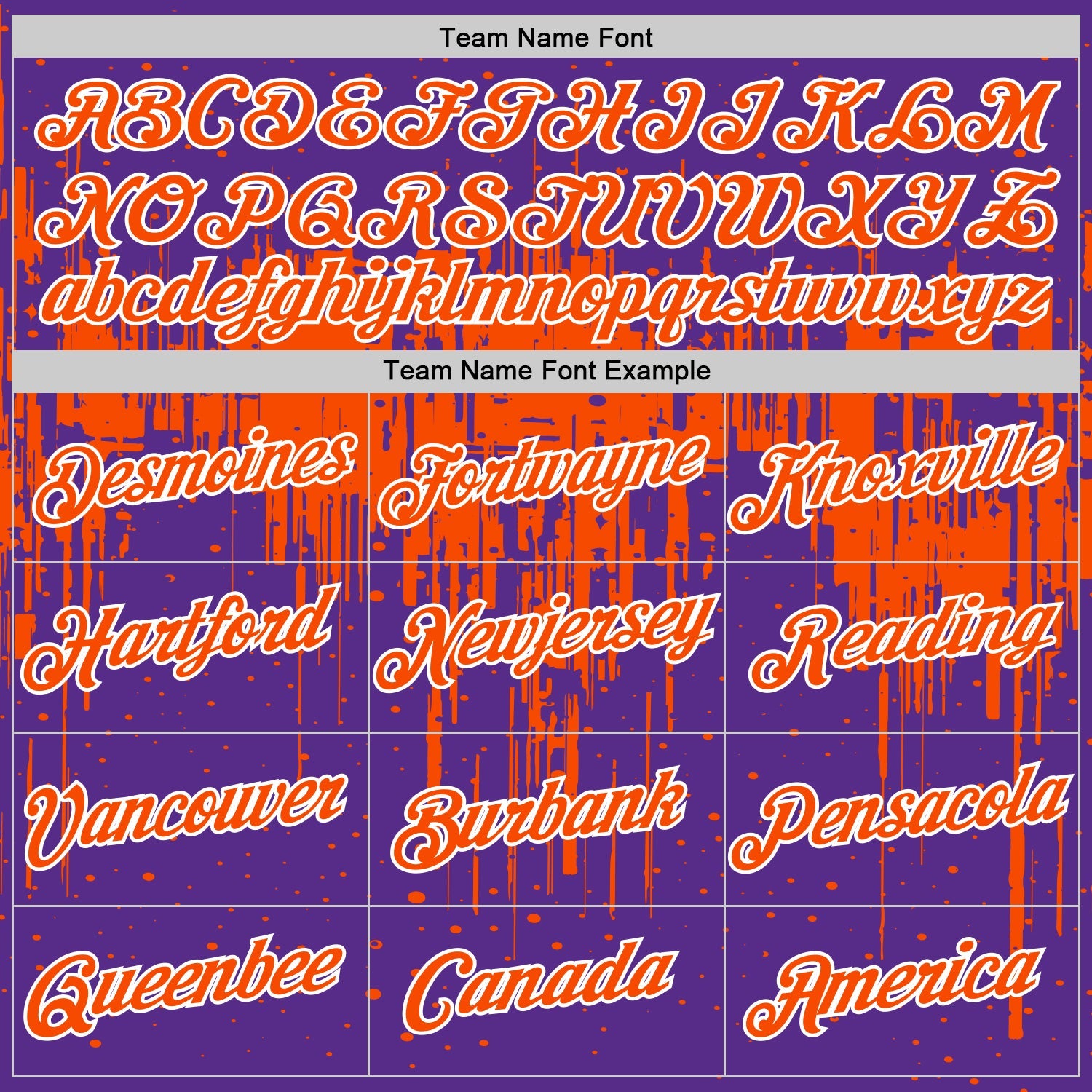 Custom Purple Orange-White Dripping Splatter Paint Performance T-Shirt view 3