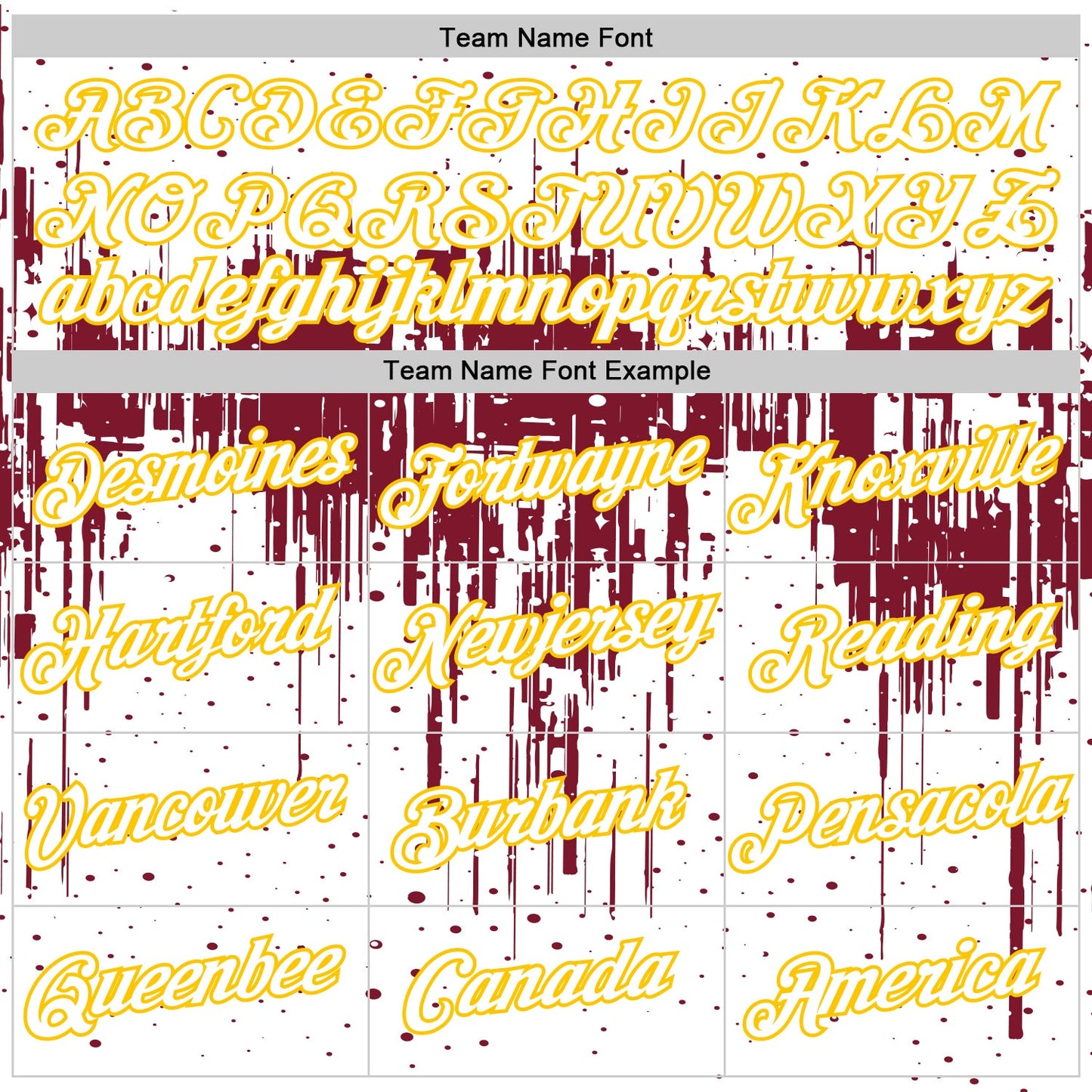 Custom White Crimson-Yellow Dripping Splatter Paint Performance T-Shirt view 3