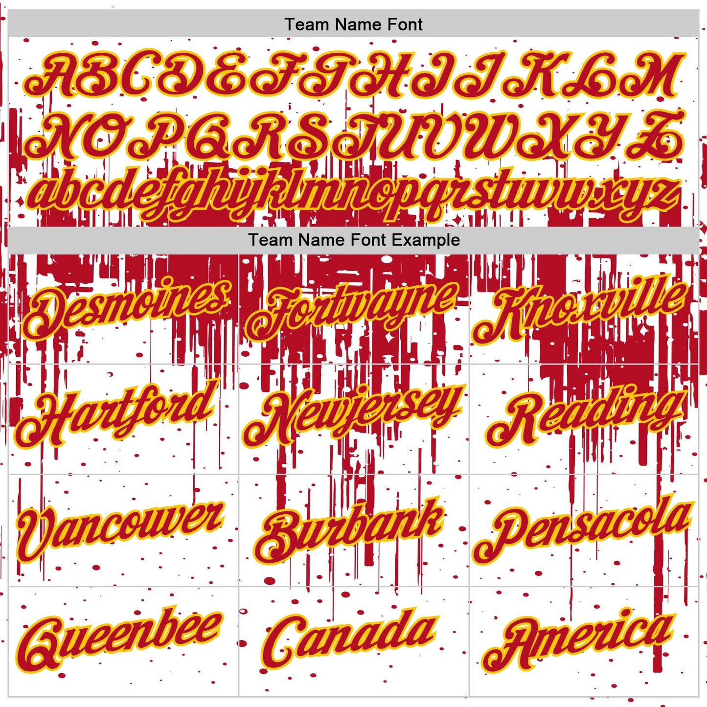 Custom White Red-Yellow Dripping Splatter Paint Performance T-Shirt view 3