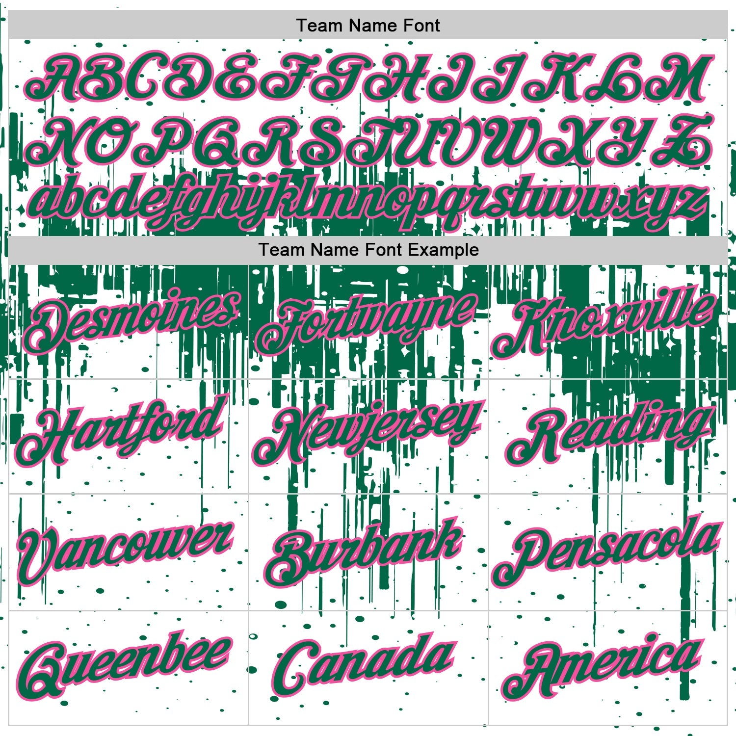 Custom White Kelly Green-Pink Dripping Splatter Paint Performance T-Shirt view 3