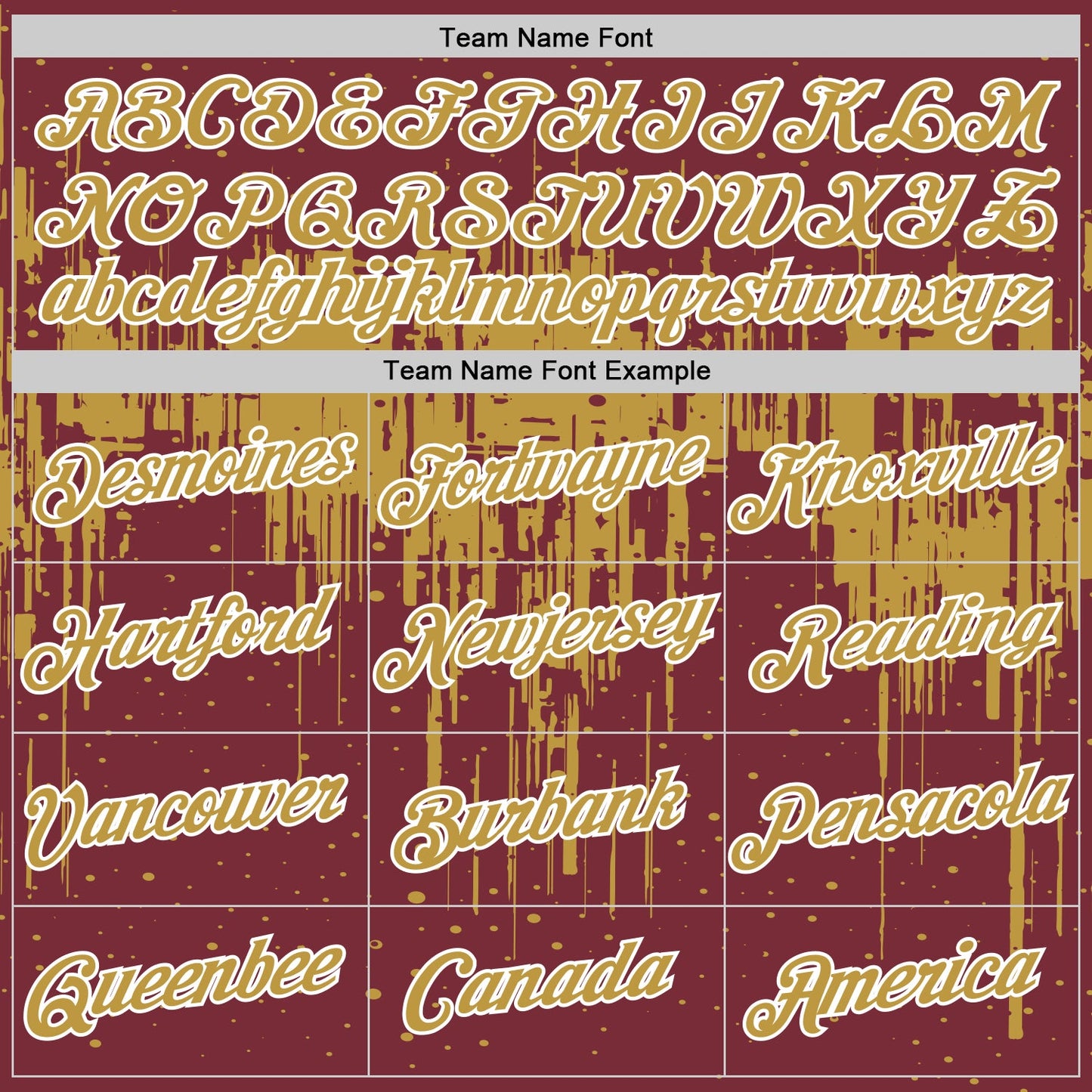 Custom Burgundy Old Gold-White Dripping Splatter Paint Performance T-Shirt view 3