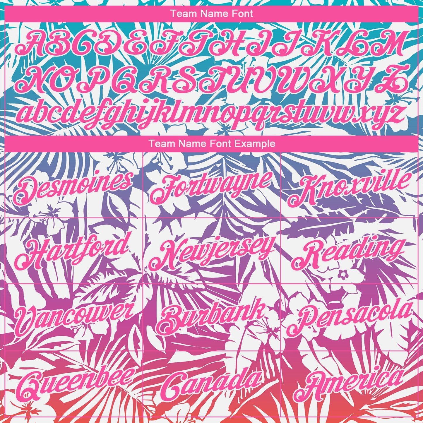 Custom Pink White 3D Pattern Design Tropical Palm Leaves Performance T-Shirt view 3