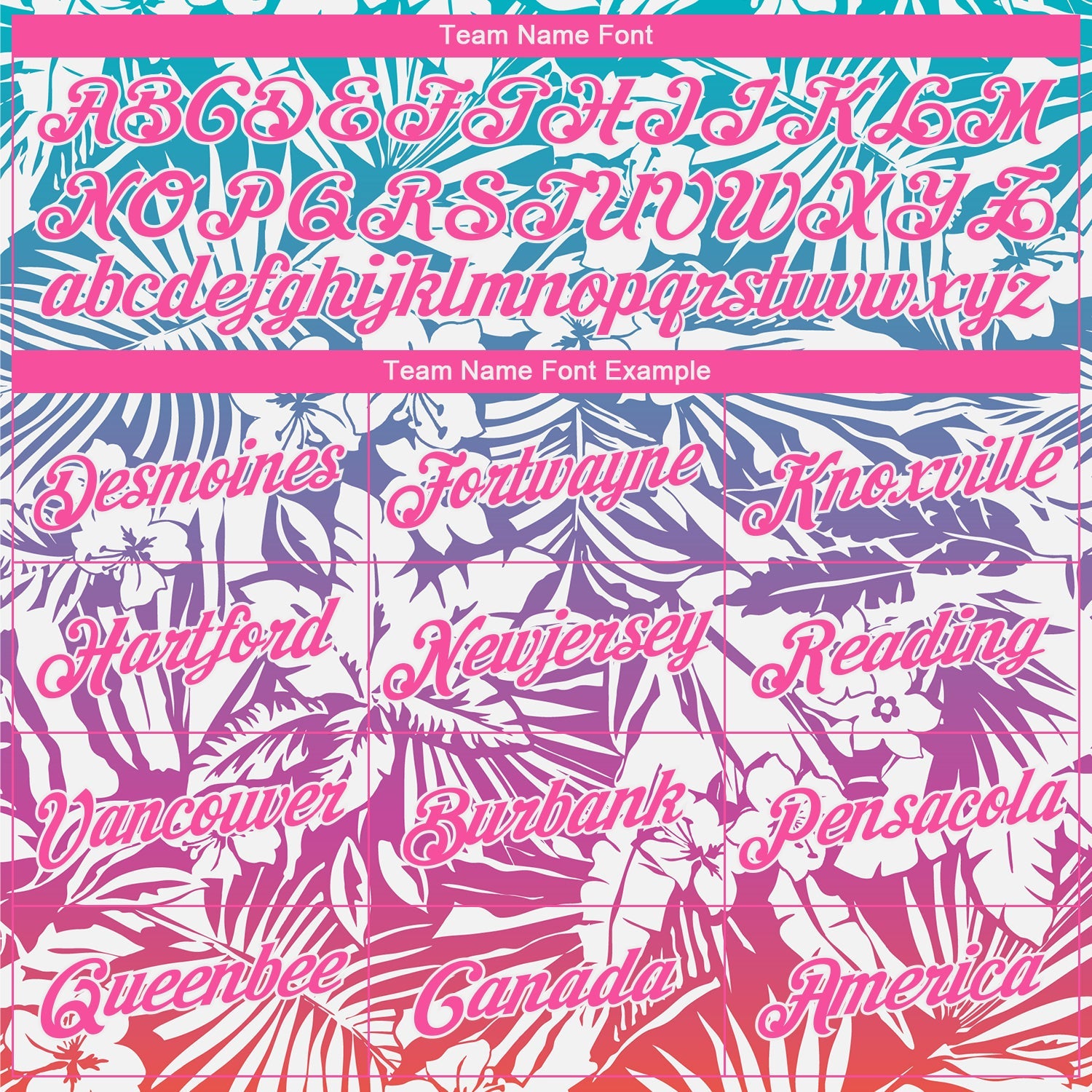 Custom Pink White 3D Pattern Design Tropical Palm Leaves Performance T-Shirt view 3