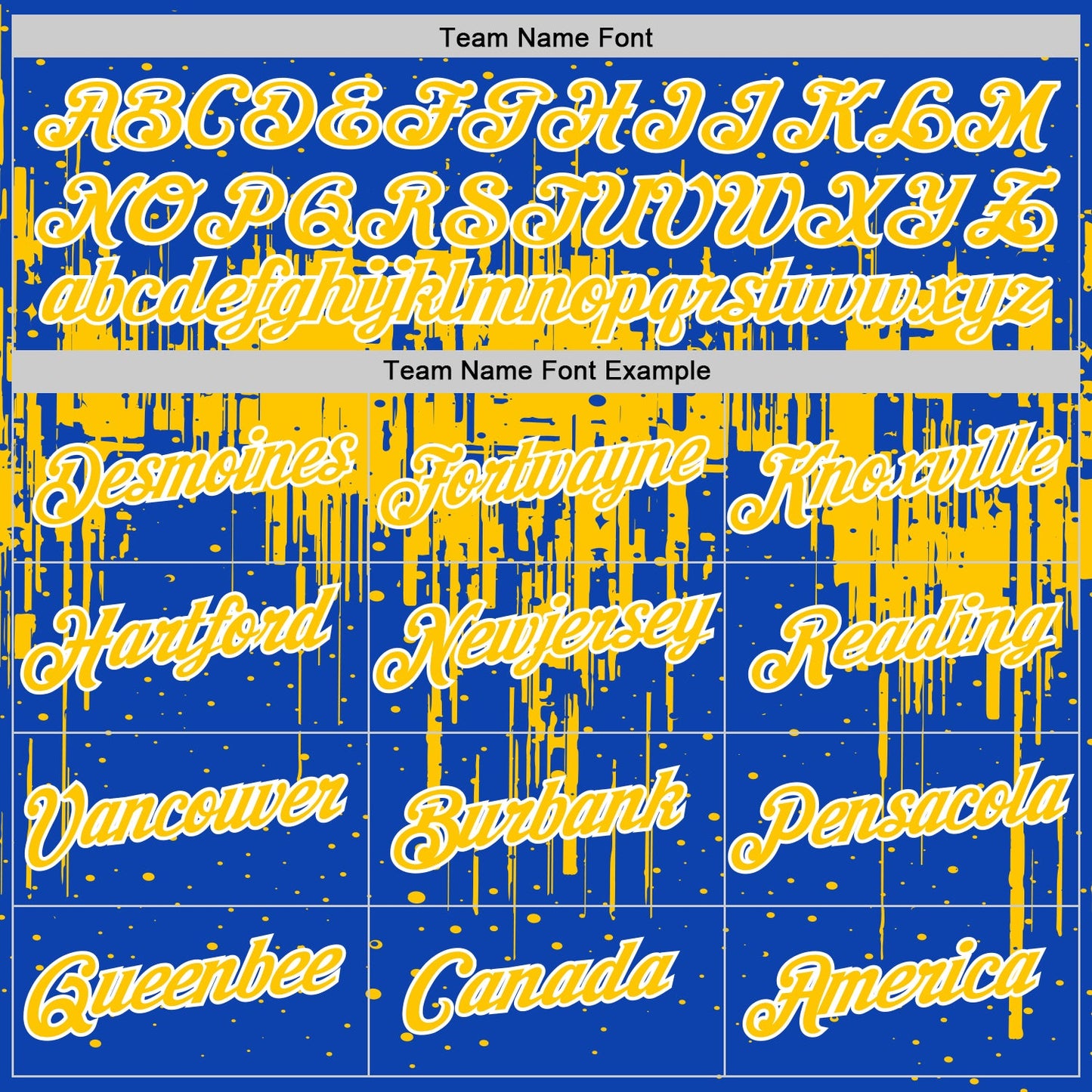 Custom Thunder Blue Yellow-White Dripping Splatter Paint Performance T-Shirt view 3