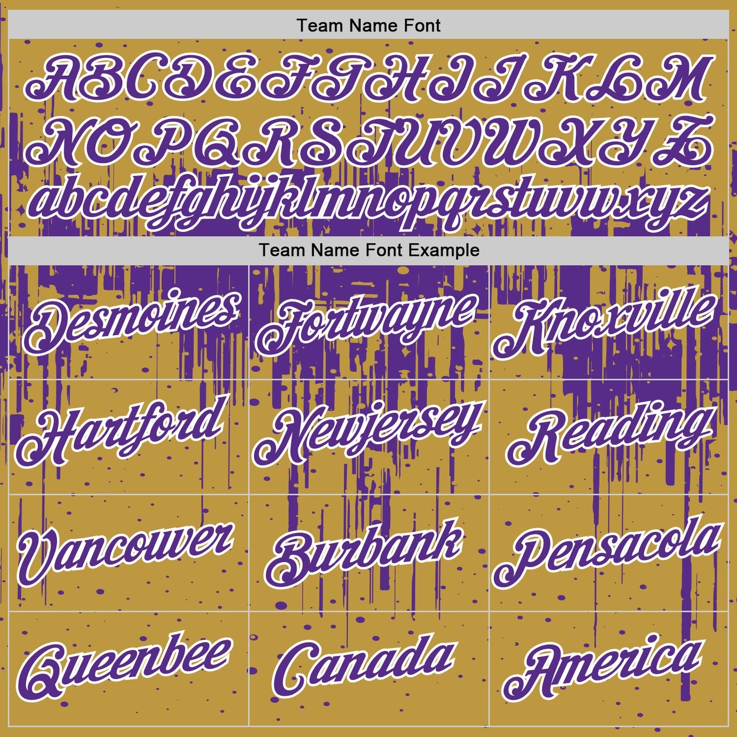 Custom Old Gold Purple-White Dripping Splatter Paint Performance T-Shirt view 3
