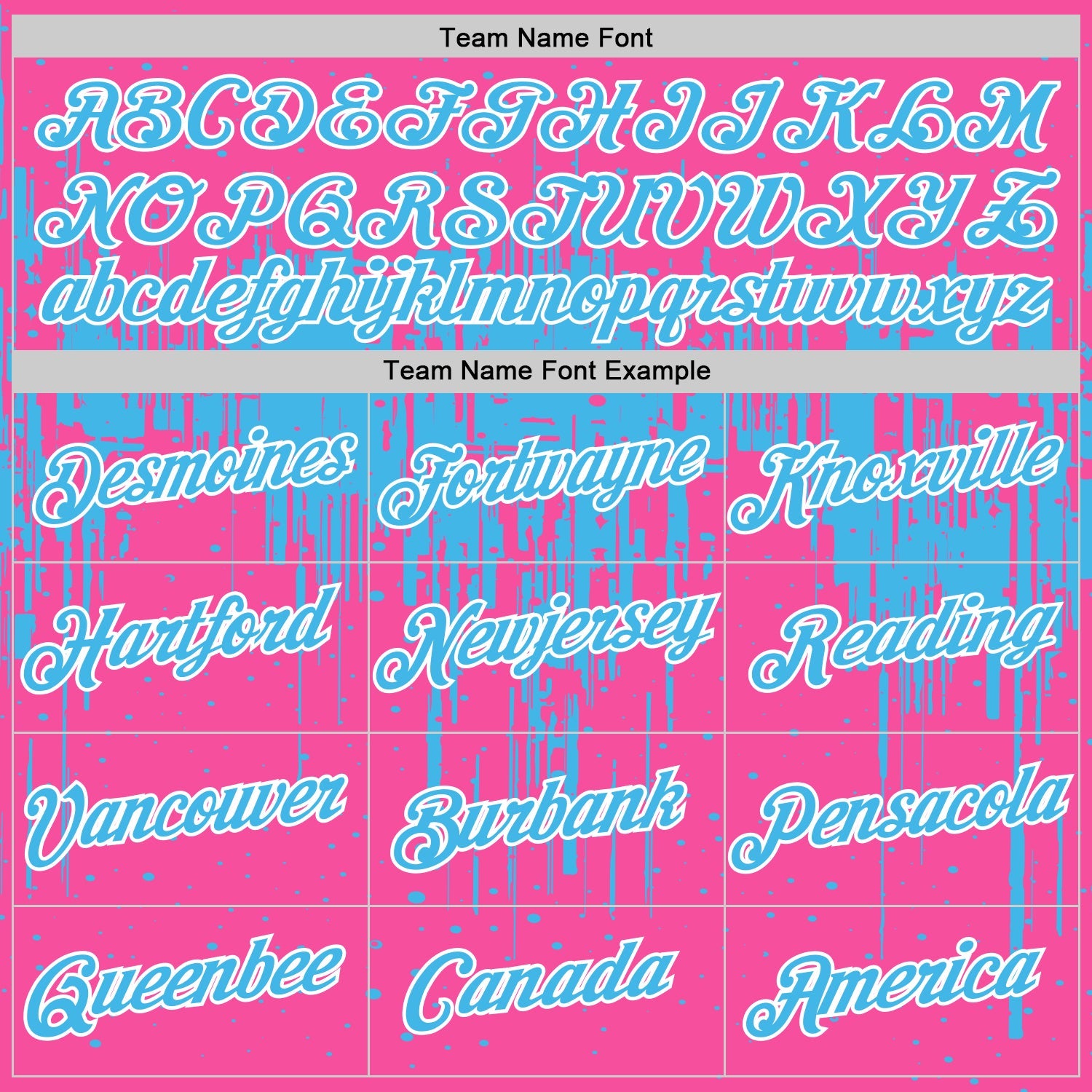 Custom Pink Sky Blue-White Dripping Splatter Paint Performance T-Shirt view 3