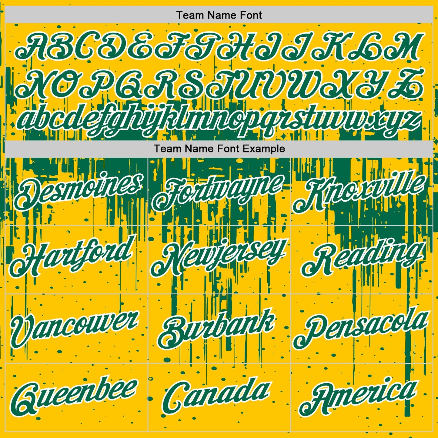 Custom Yellow Kelly Green-White Dripping Splatter Paint Performance T-Shirt view 3