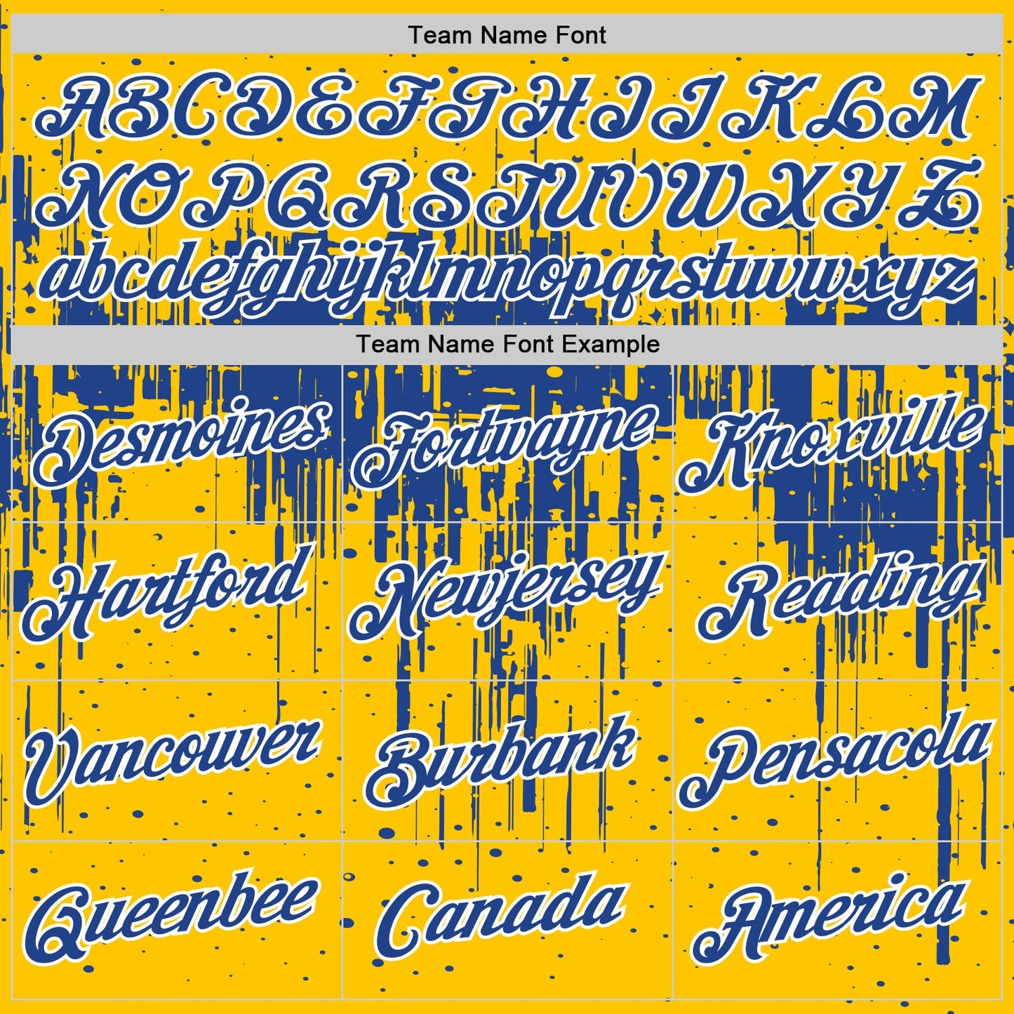 Custom Yellow Royal-White Dripping Splatter Paint Performance T-Shirt view 3