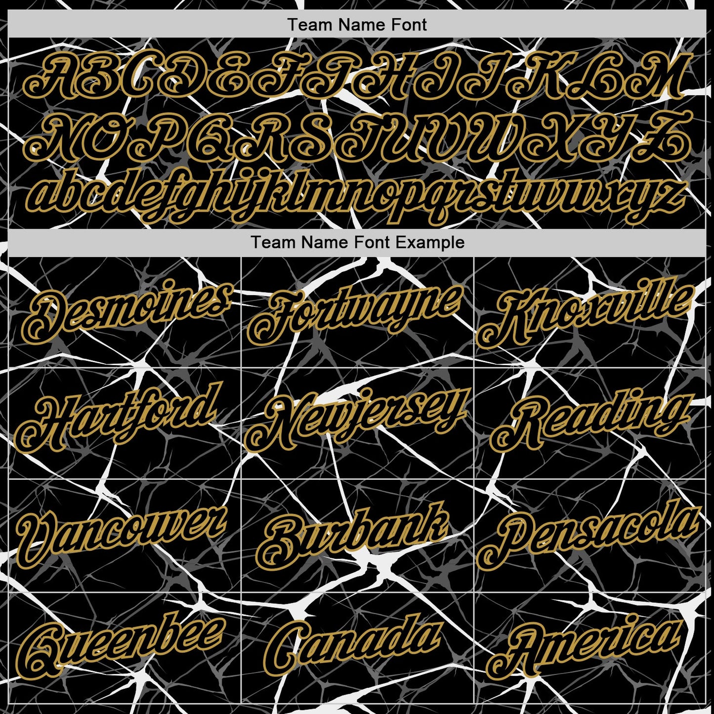 Custom Black White Gray-Old Gold Abstract Network Crackle Performance T-Shirt view 3