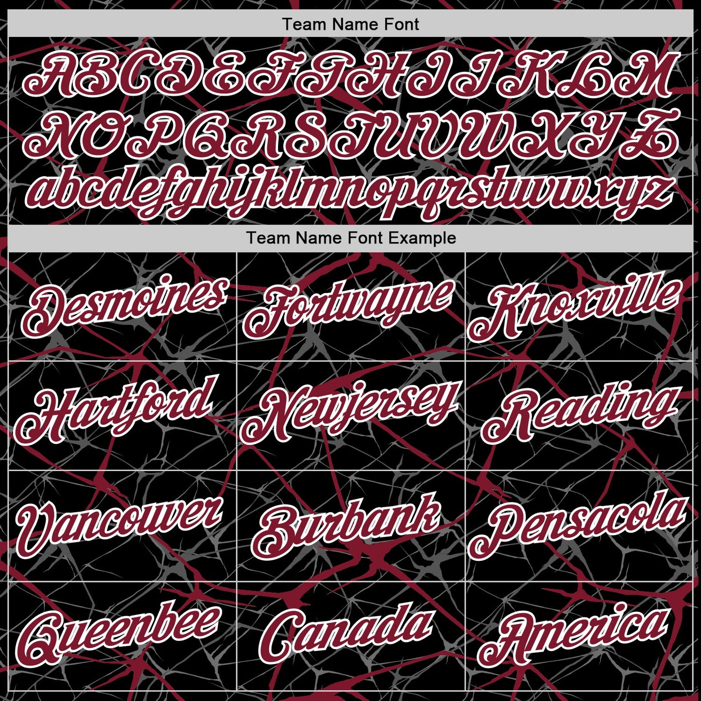 Custom Black Crimson Gray-White Abstract Network Crackle Performance T-Shirt view 3