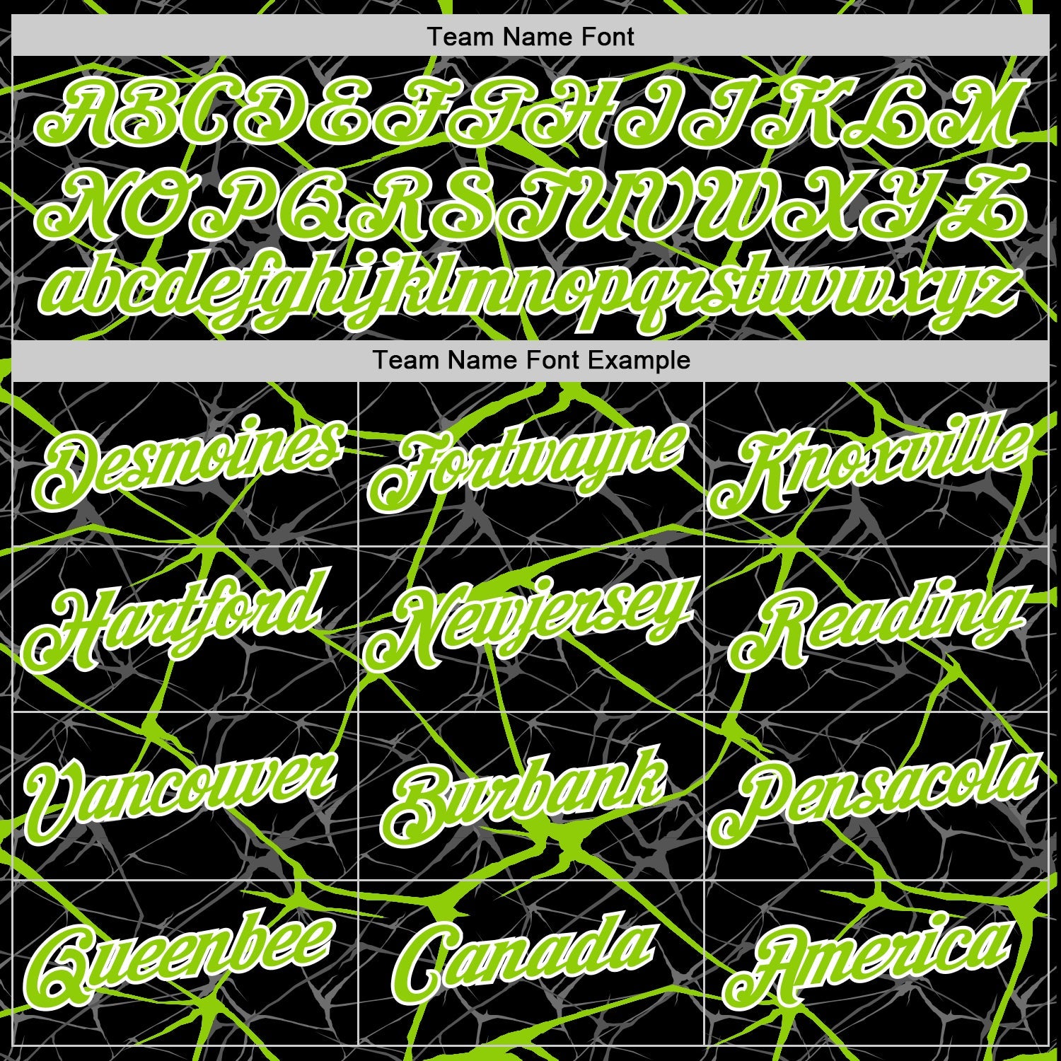 Custom Black Neon Green Gray-White Abstract Network Crackle Performance T-Shirt view 3