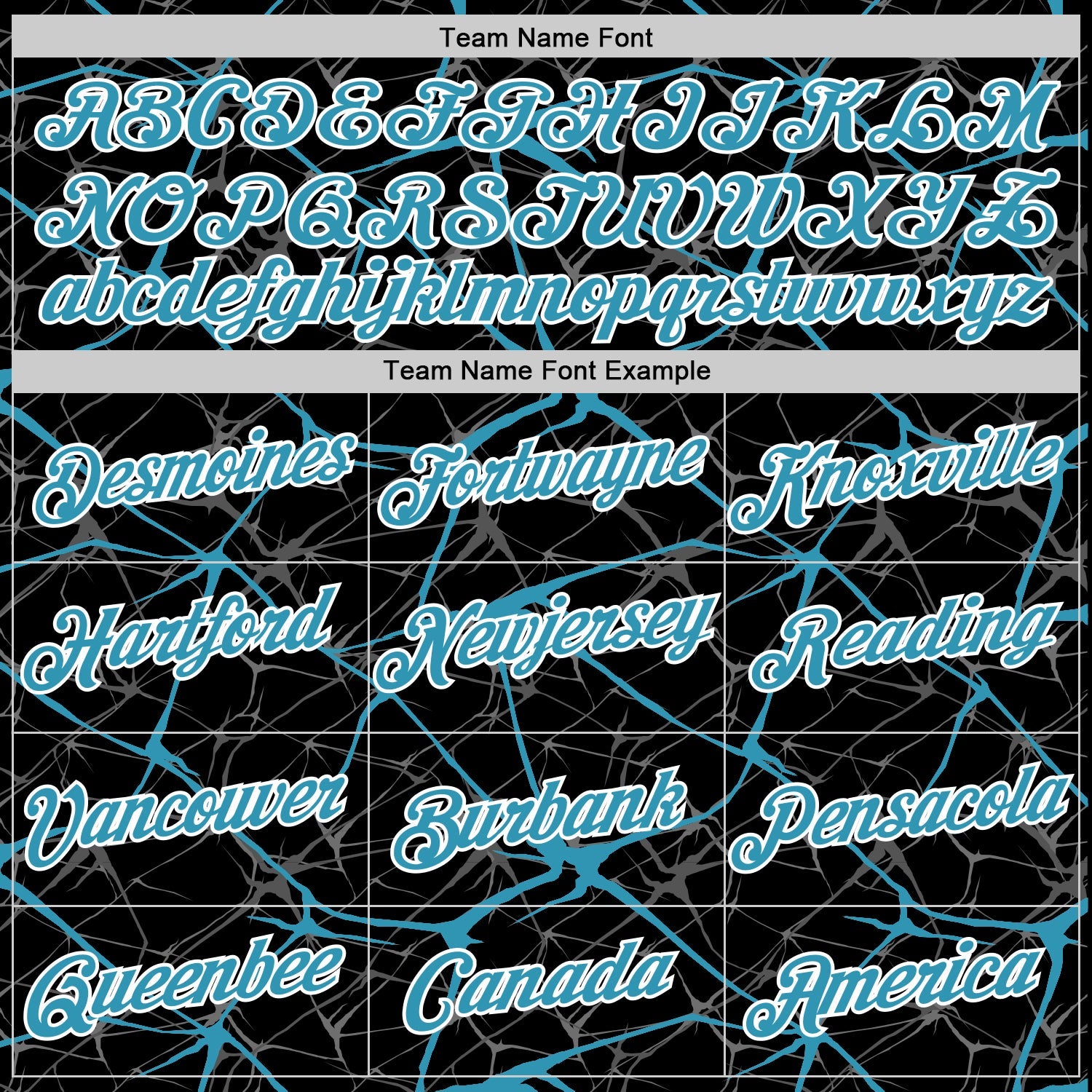 Custom Black Panther Blue Gray-White Abstract Network Crackle Performance T-Shirt view 3