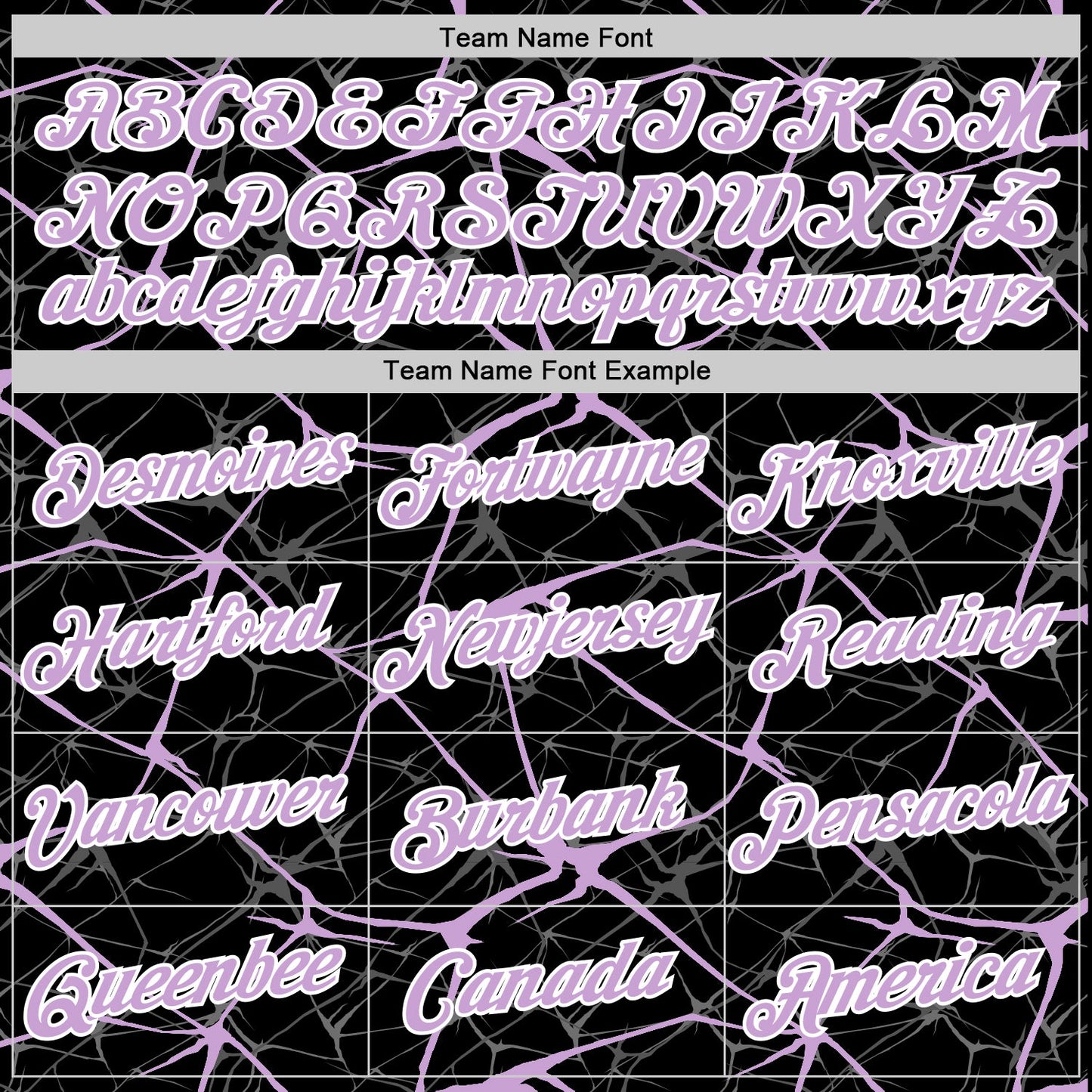 Custom Black Light Purple Gray-White Abstract Network Crackle Performance T-Shirt view 3
