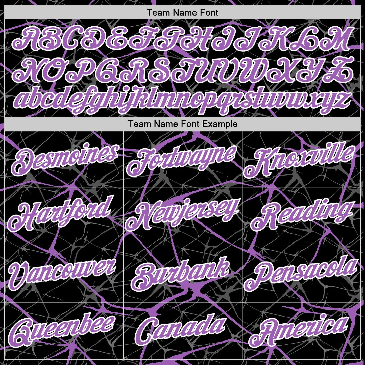 Custom Black Medium Purple Gray-White Abstract Network Crackle Performance T-Shirt view 3