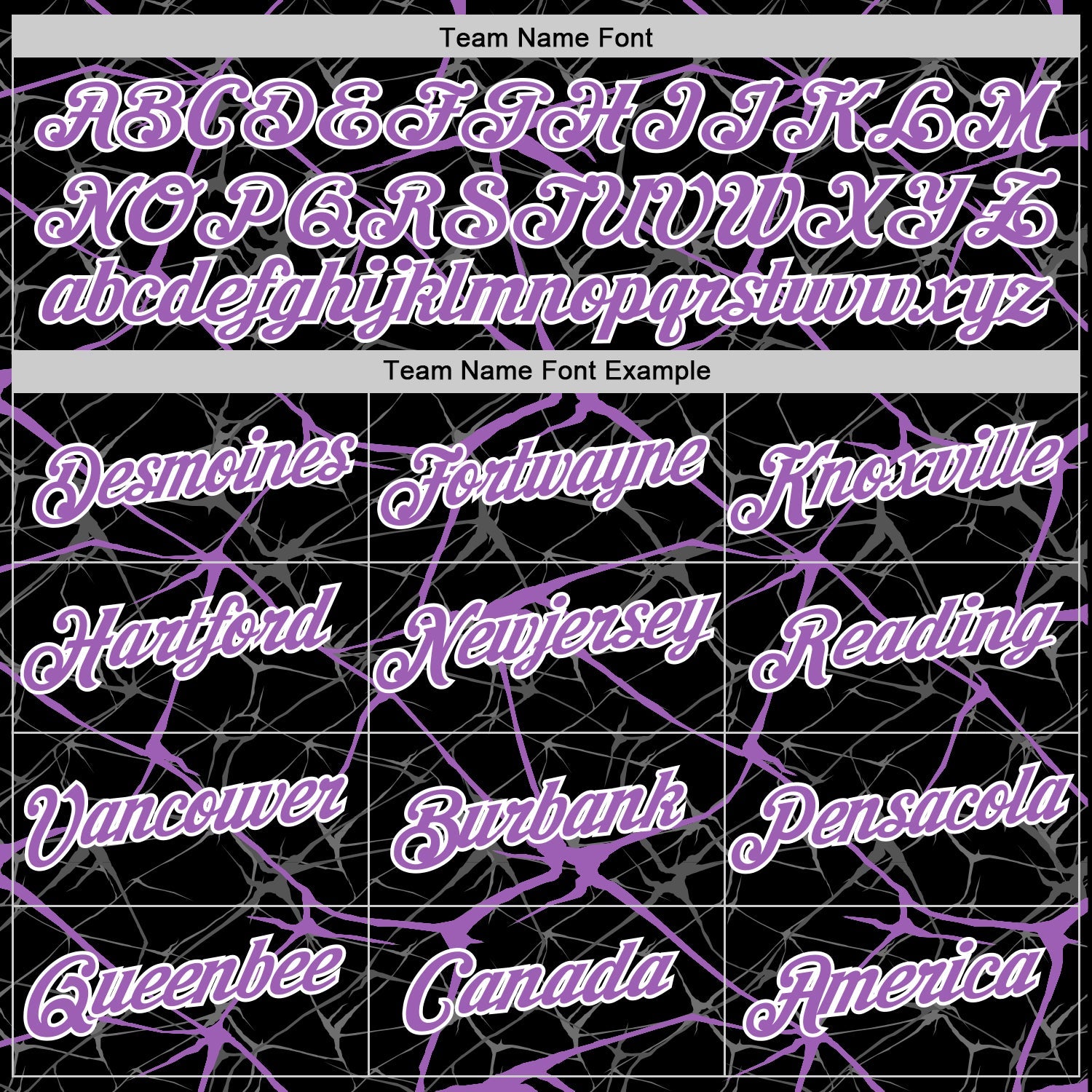 Custom Black Medium Purple Gray-White Abstract Network Crackle Performance T-Shirt view 3