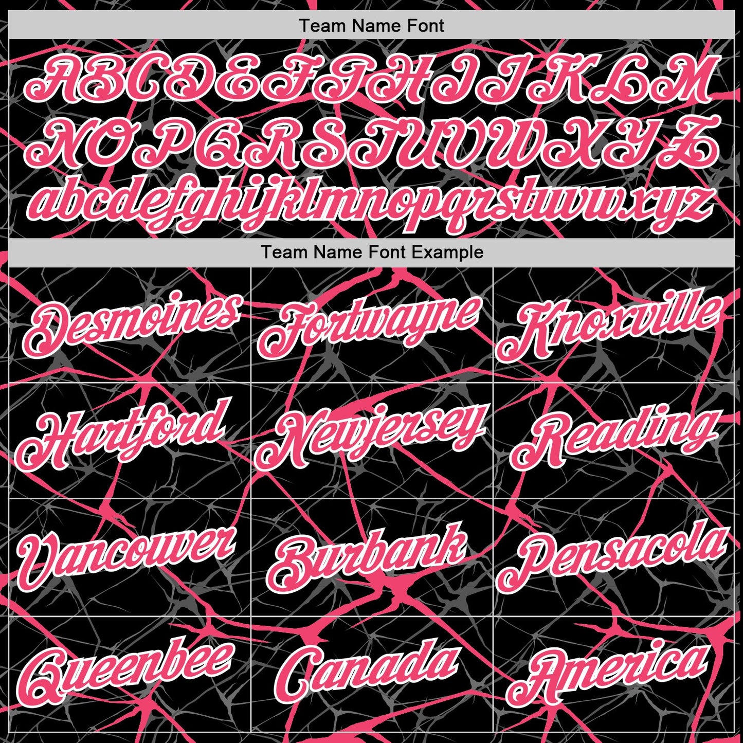 Custom Black Neon Pink Gray-White Abstract Network Crackle Performance T-Shirt view 3